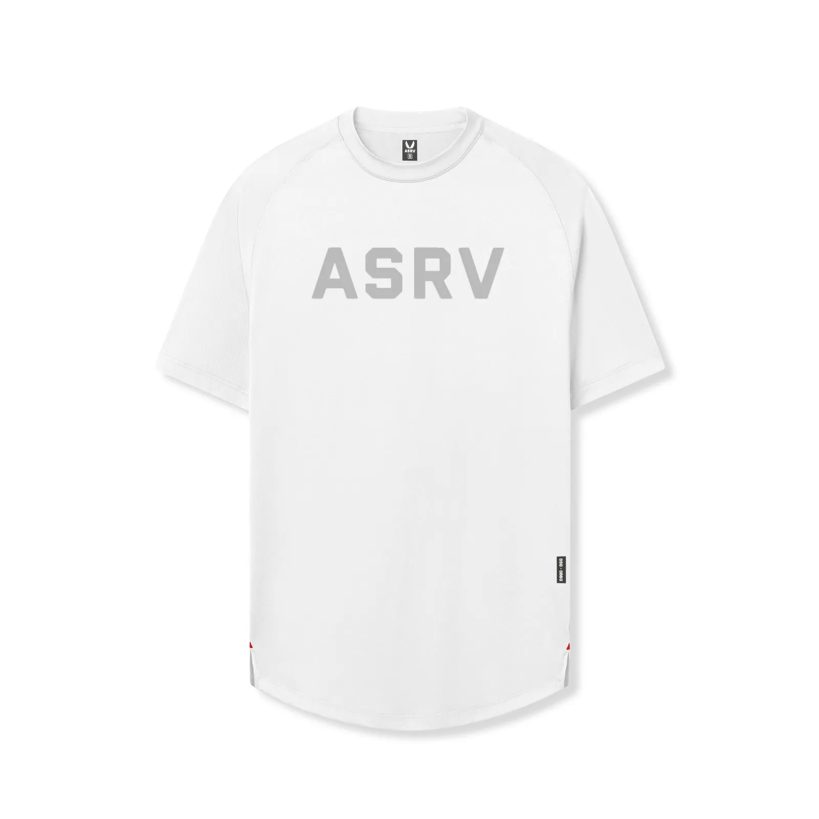 0660. AeroSilver Established Tee - White "Reflective ASRV" ASRV
