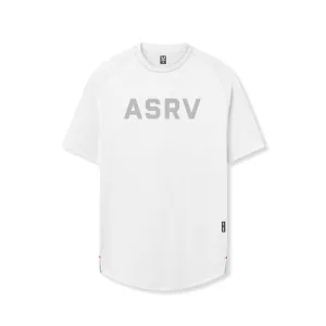 0660. AeroSilver Established Tee - White "Reflective ASRV" ASRV