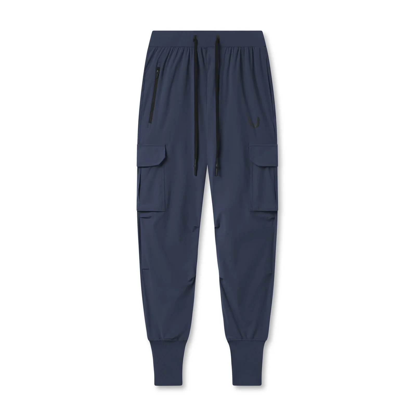 0825. Tetra-Lite Cargo High Rib Jogger - Navy ASRV