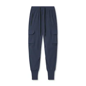 0825. Tetra-Lite Cargo High Rib Jogger - Navy ASRV
