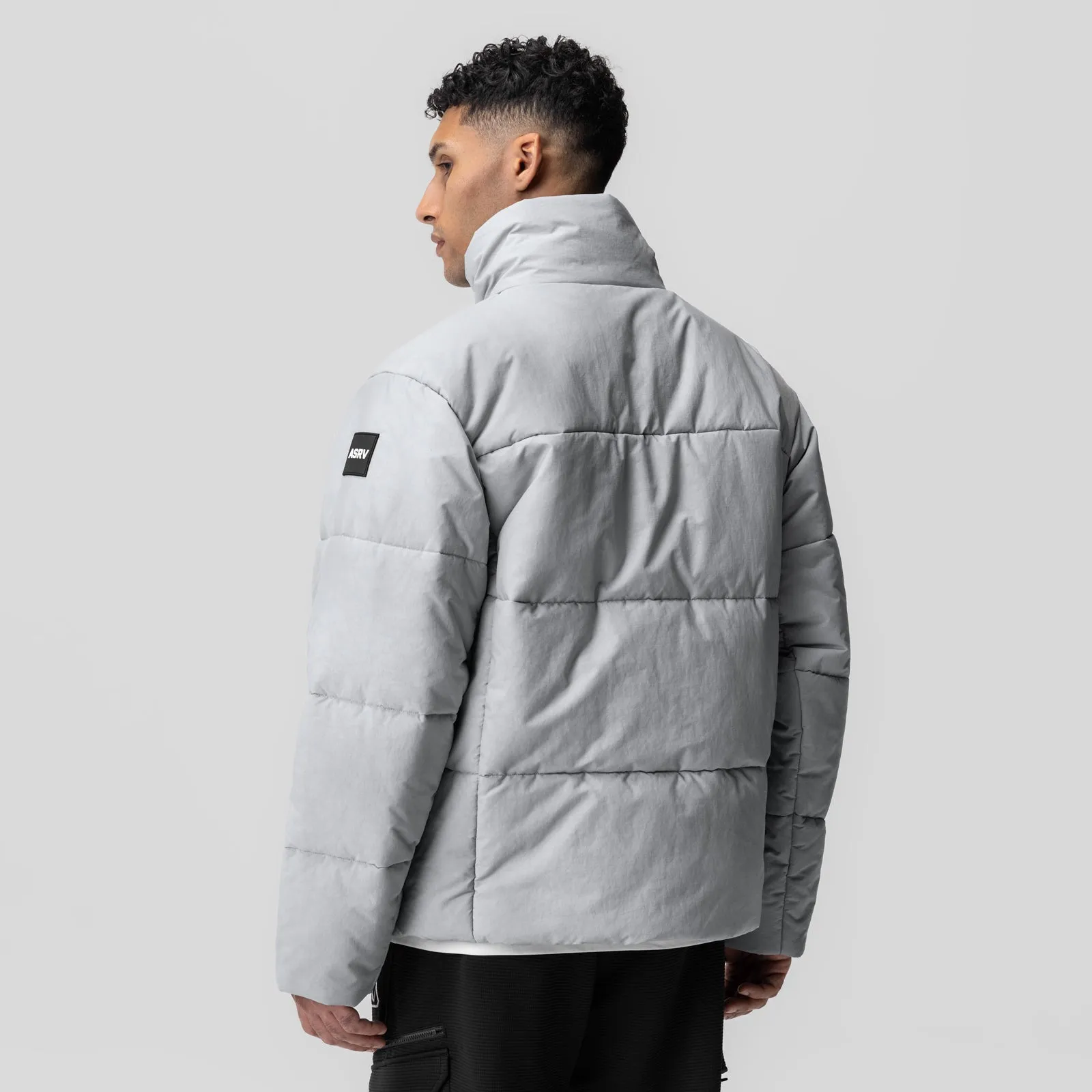 0900. PrimaLoft Weather-Ready Puffer Jacket - Grey "Wave Dye" ASRV