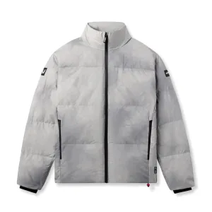 0900. PrimaLoft Weather-Ready Puffer Jacket - Grey "Wave Dye" ASRV