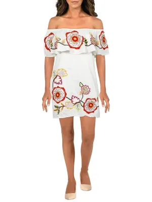 #1 Best Seller: Adelaide Womens Floral Embroidered Mini Sundress  Almost Sold Out!