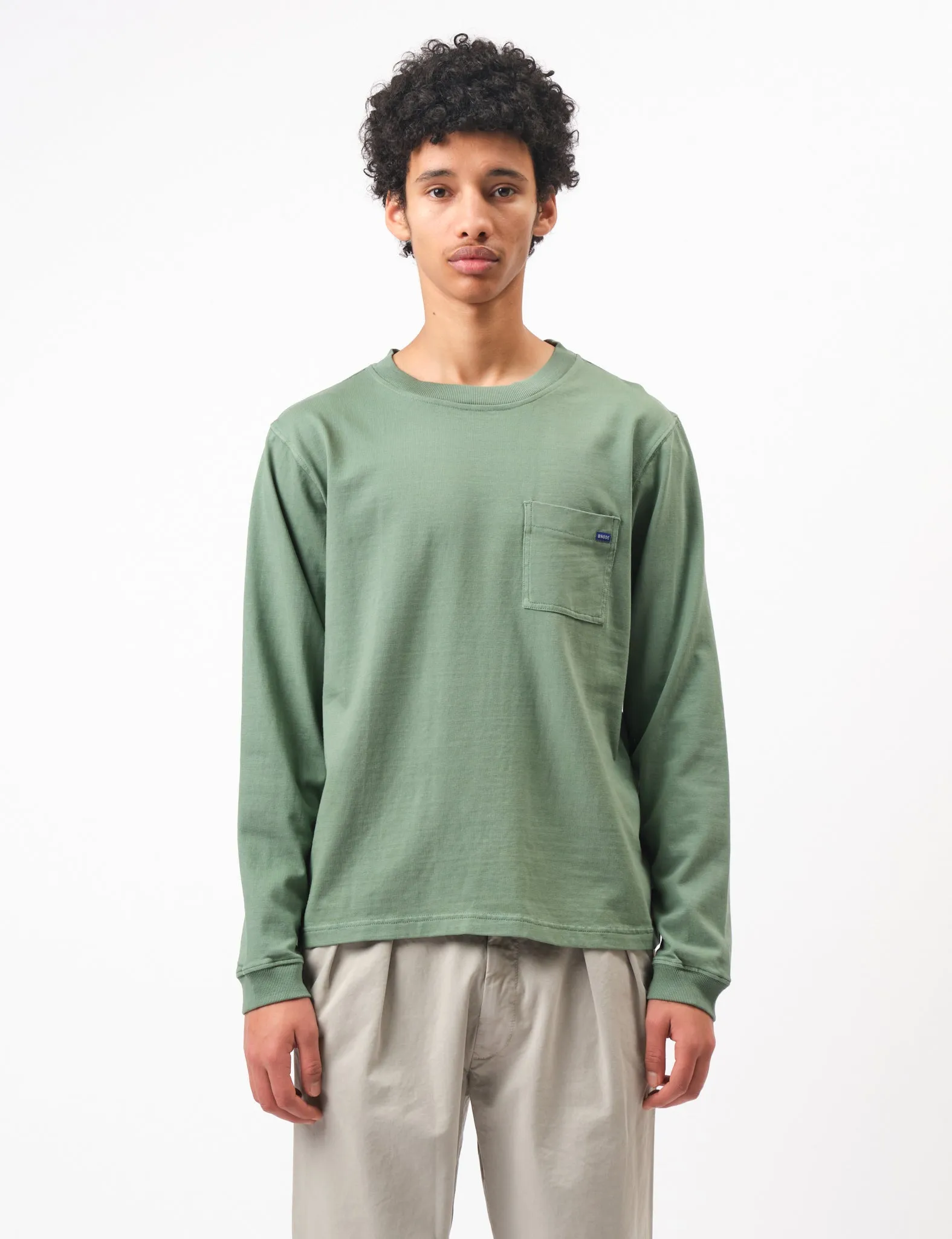 #1 Best Seller: Bhode Everyday Long Sleeve Jersey 300gsm - Sage Green  Limited Stock!