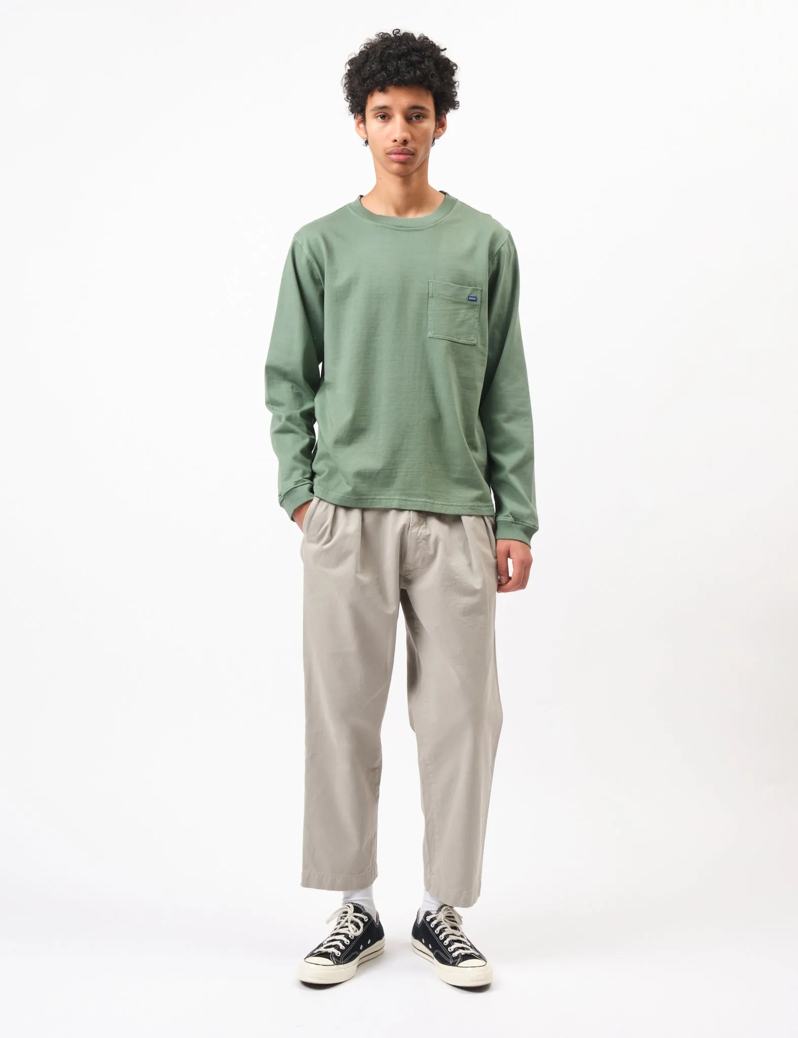 #1 Best Seller: Bhode Everyday Long Sleeve Jersey 300gsm - Sage Green  Limited Stock!