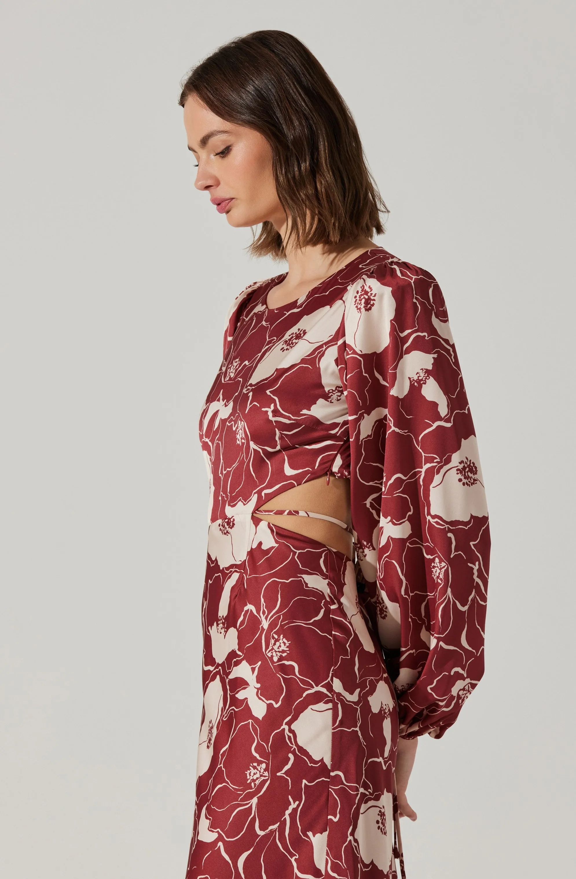 #1 Best Seller: Quinn Floral Cutout Maxi Dress  Going Fast!
