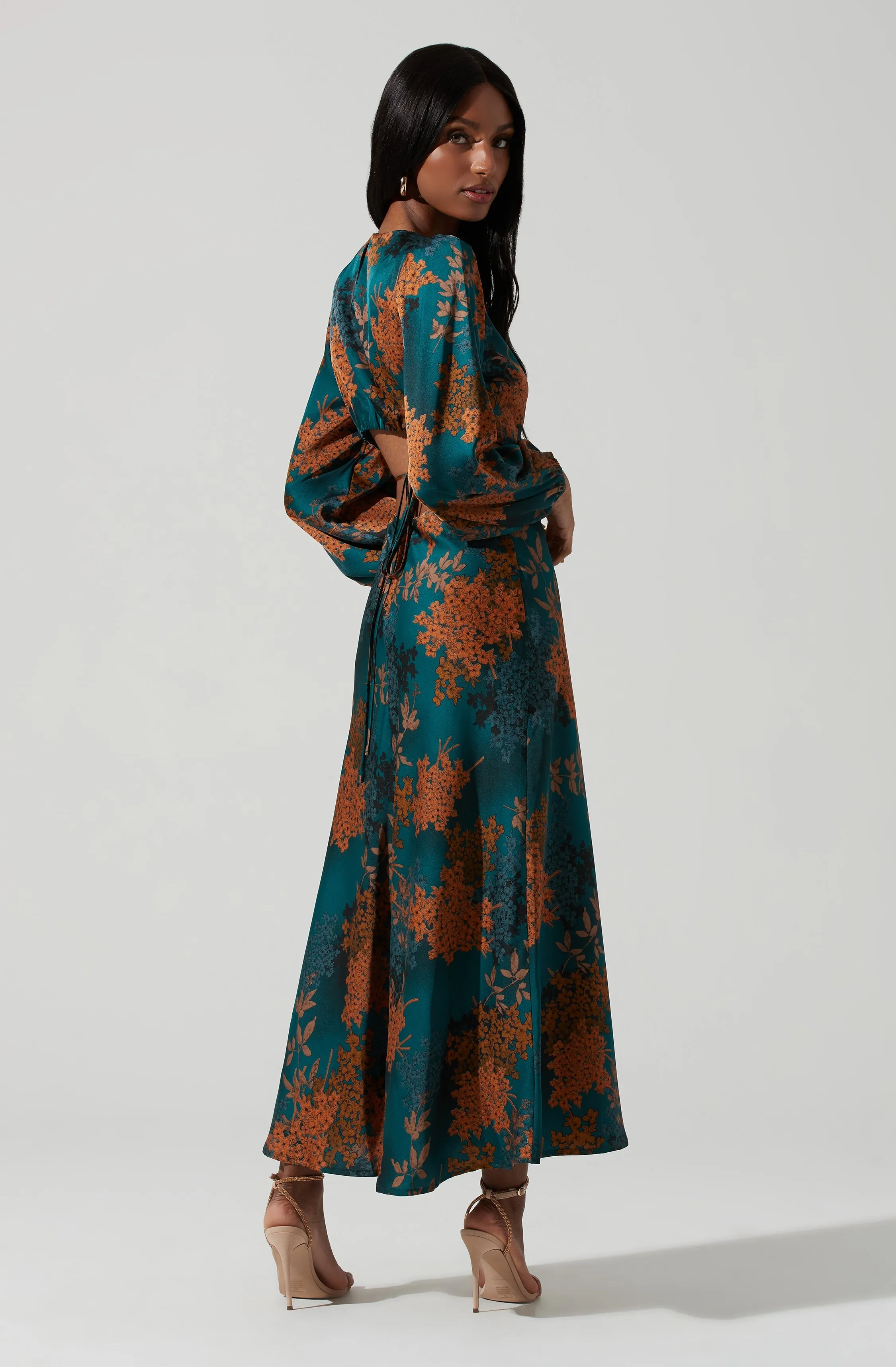 #1 Best Seller: Quinn Floral Cutout Maxi Dress  Going Fast!