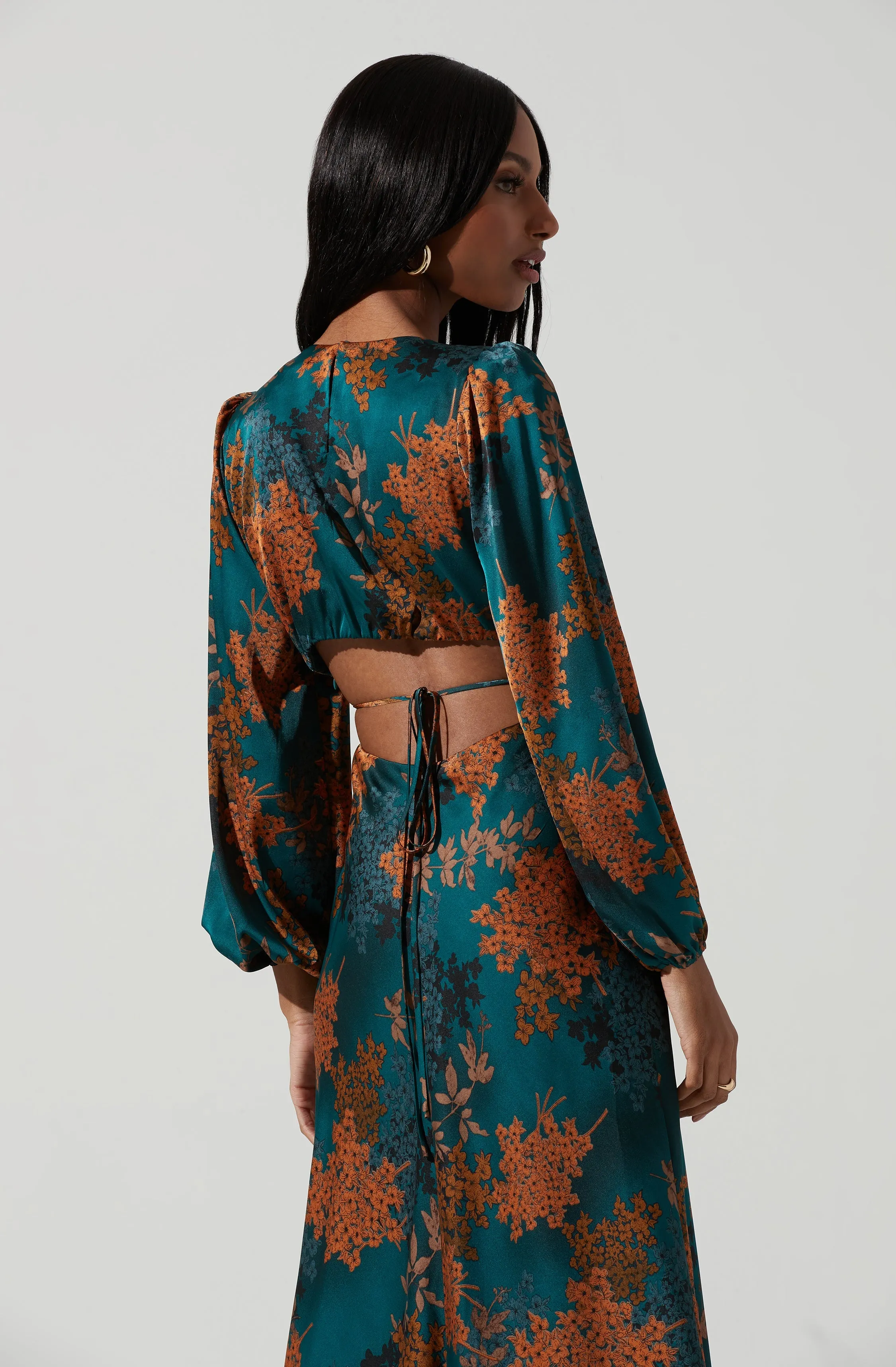 #1 Best Seller: Quinn Floral Cutout Maxi Dress  Going Fast!