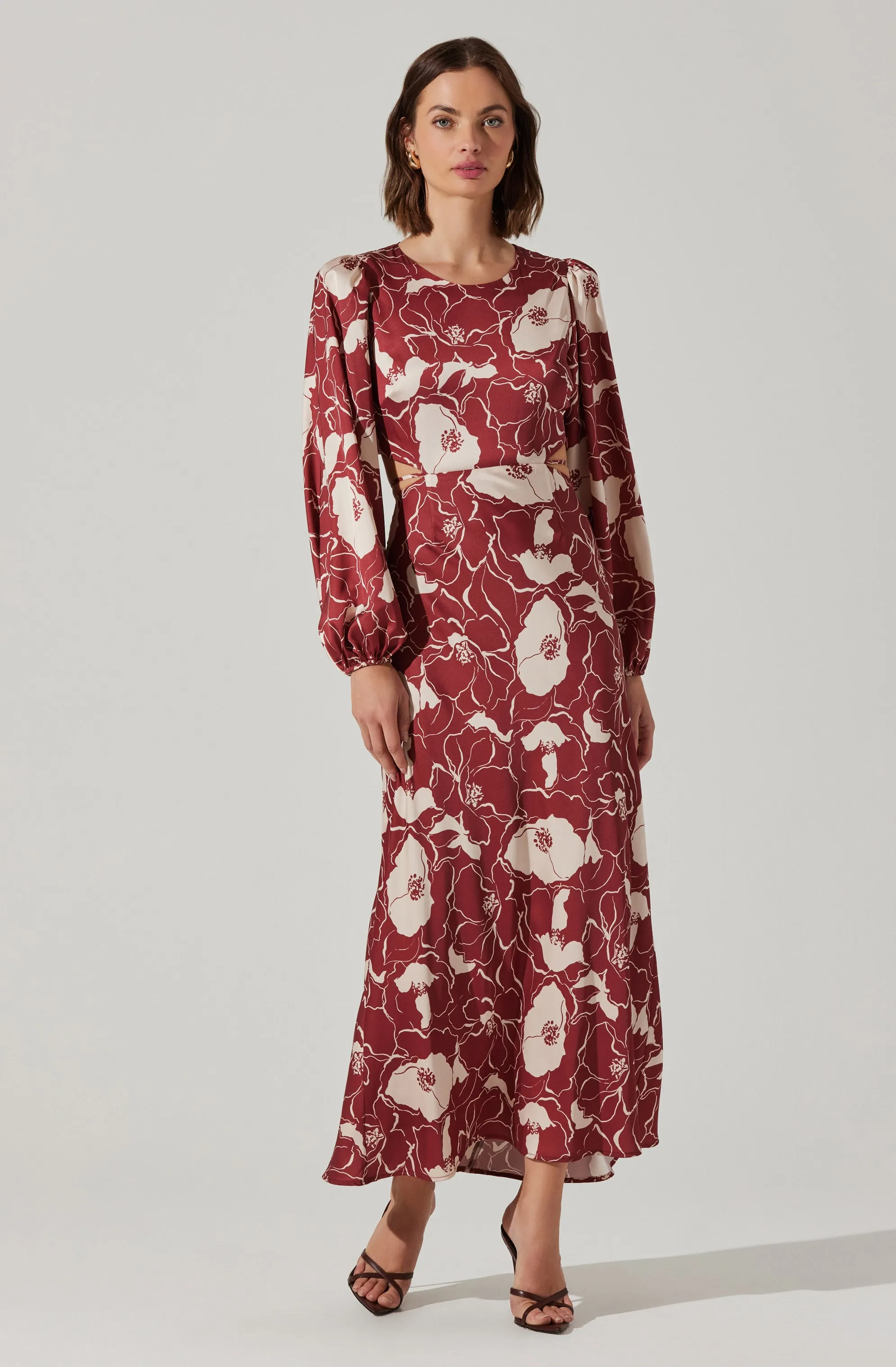 #1 Best Seller: Quinn Floral Cutout Maxi Dress  Going Fast!