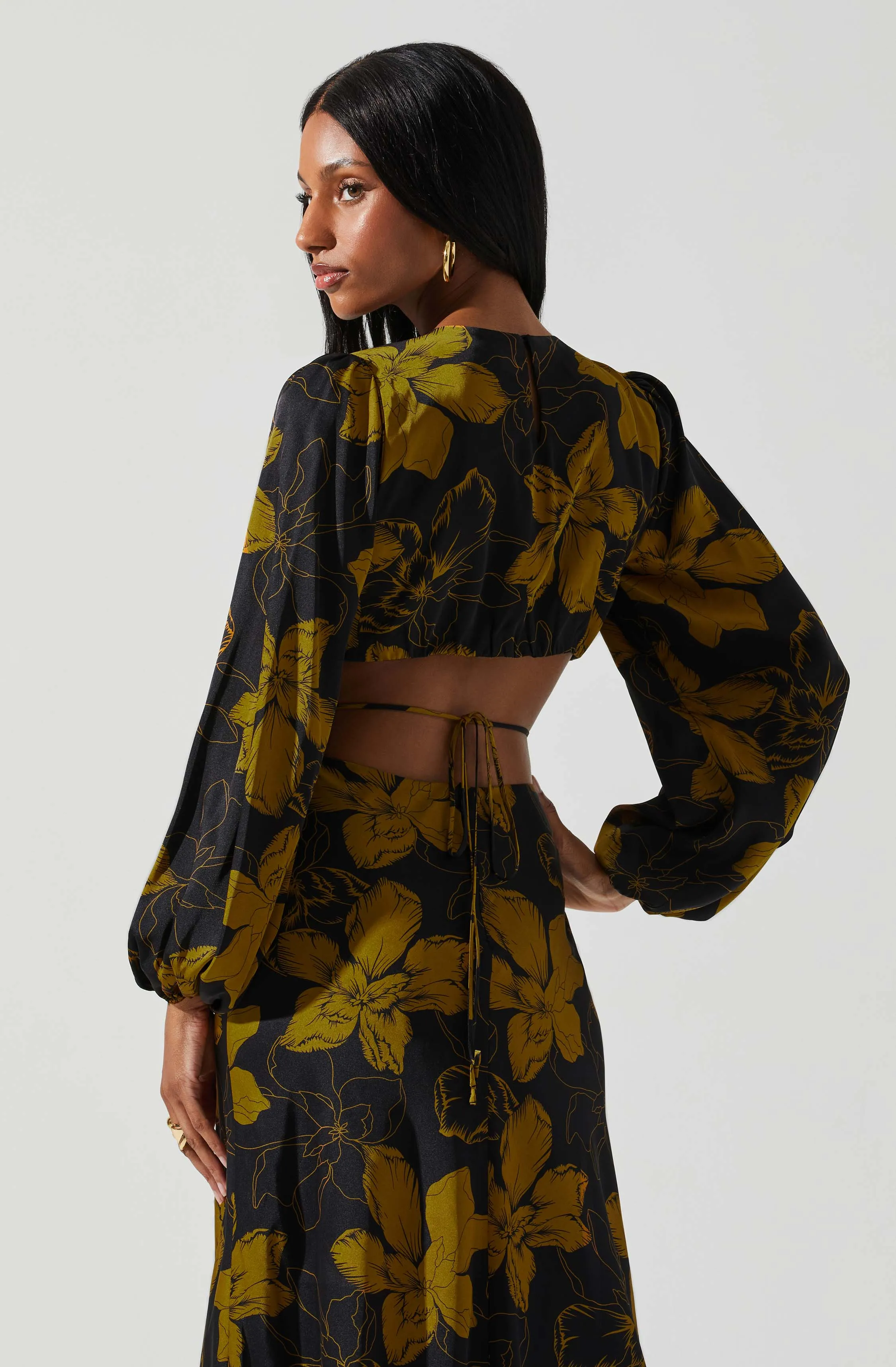 #1 Best Seller: Quinn Floral Cutout Maxi Dress  Going Fast!