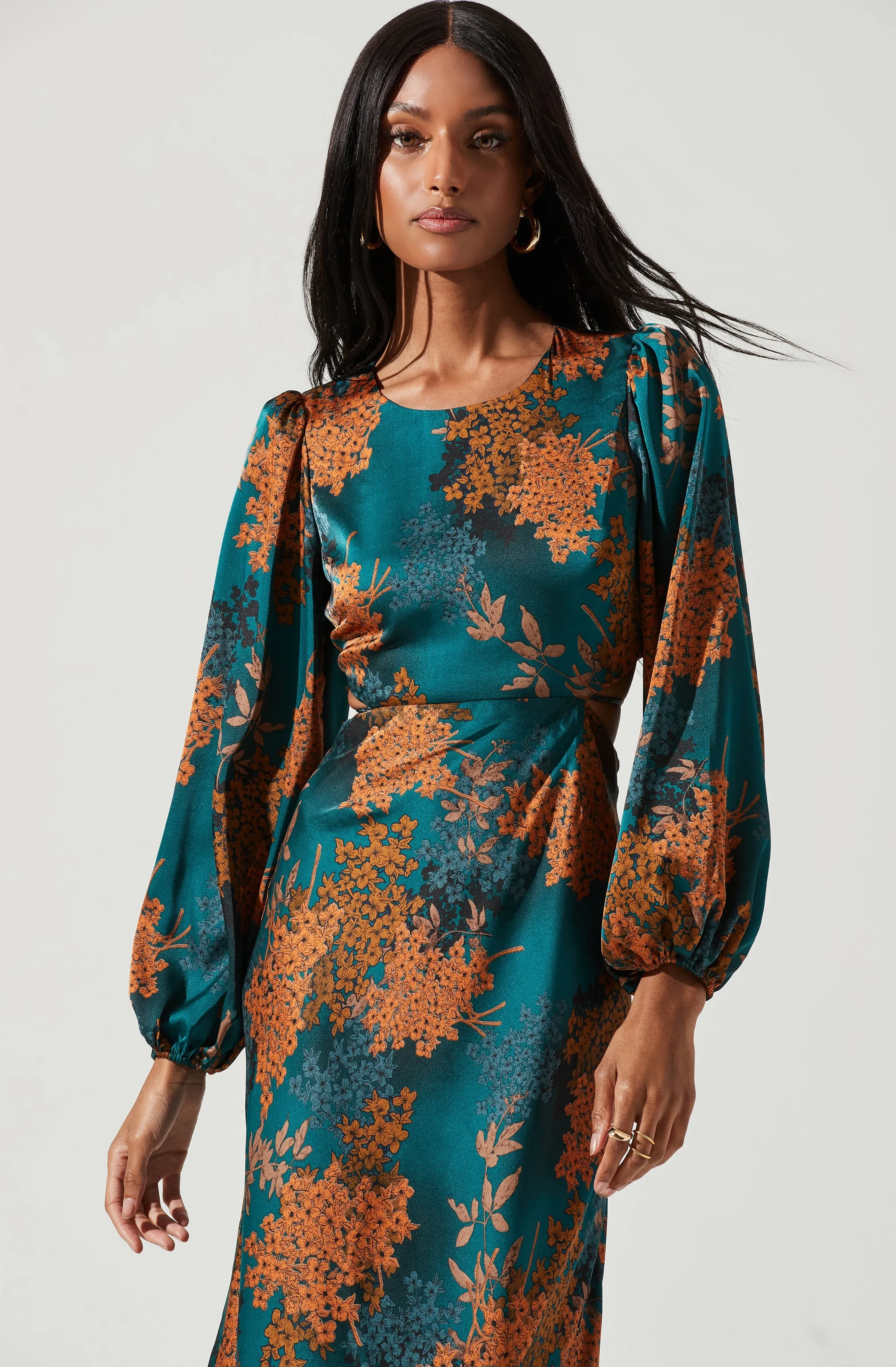 #1 Best Seller: Quinn Floral Cutout Maxi Dress  Going Fast!