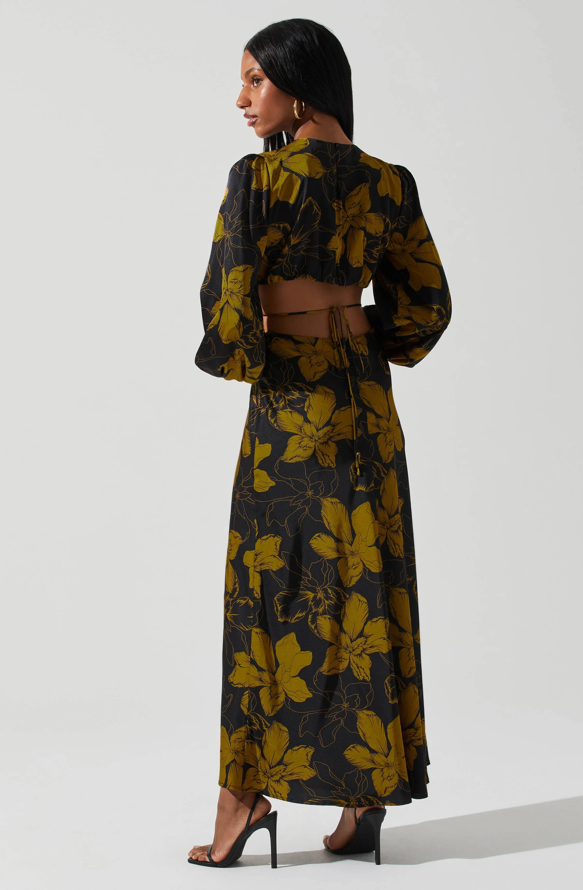 #1 Best Seller: Quinn Floral Cutout Maxi Dress  Going Fast!
