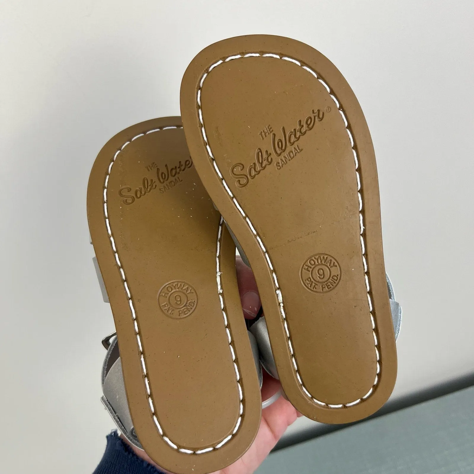 #1 Best Seller: Saltwater Original Girls Silver Sandals 9  Stylish & Comfortable