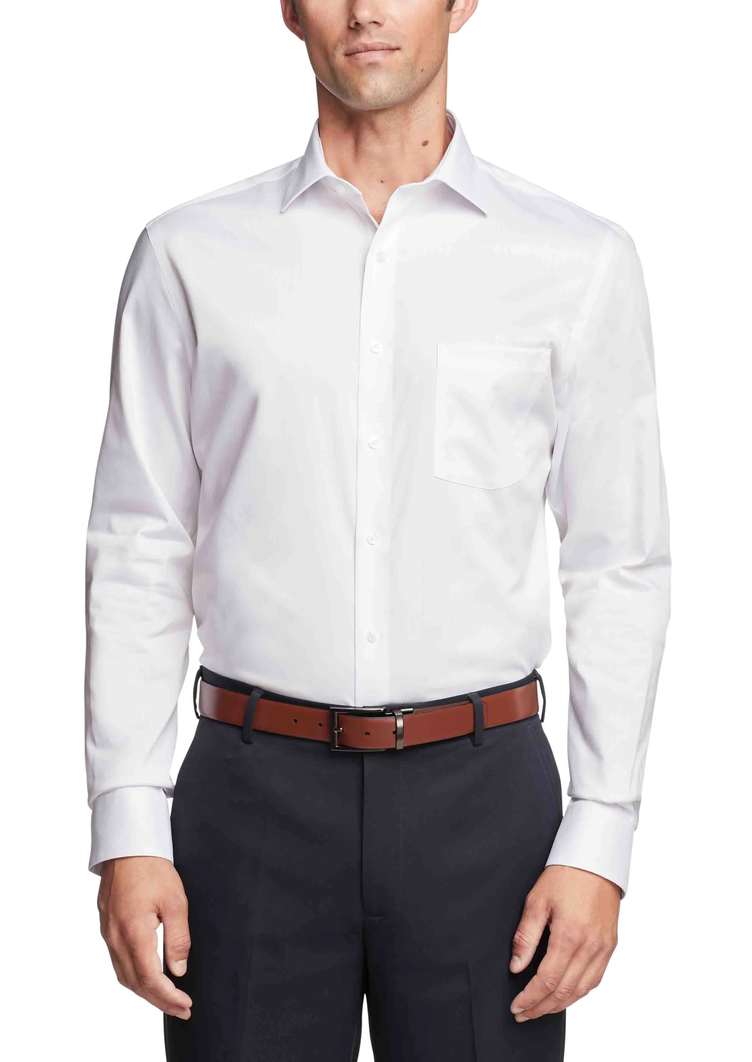 #1 Best Seller: Van Heusen Regular Fit Ultra Wrinkle Free Stretch FLEX Solid  Limited Availability!