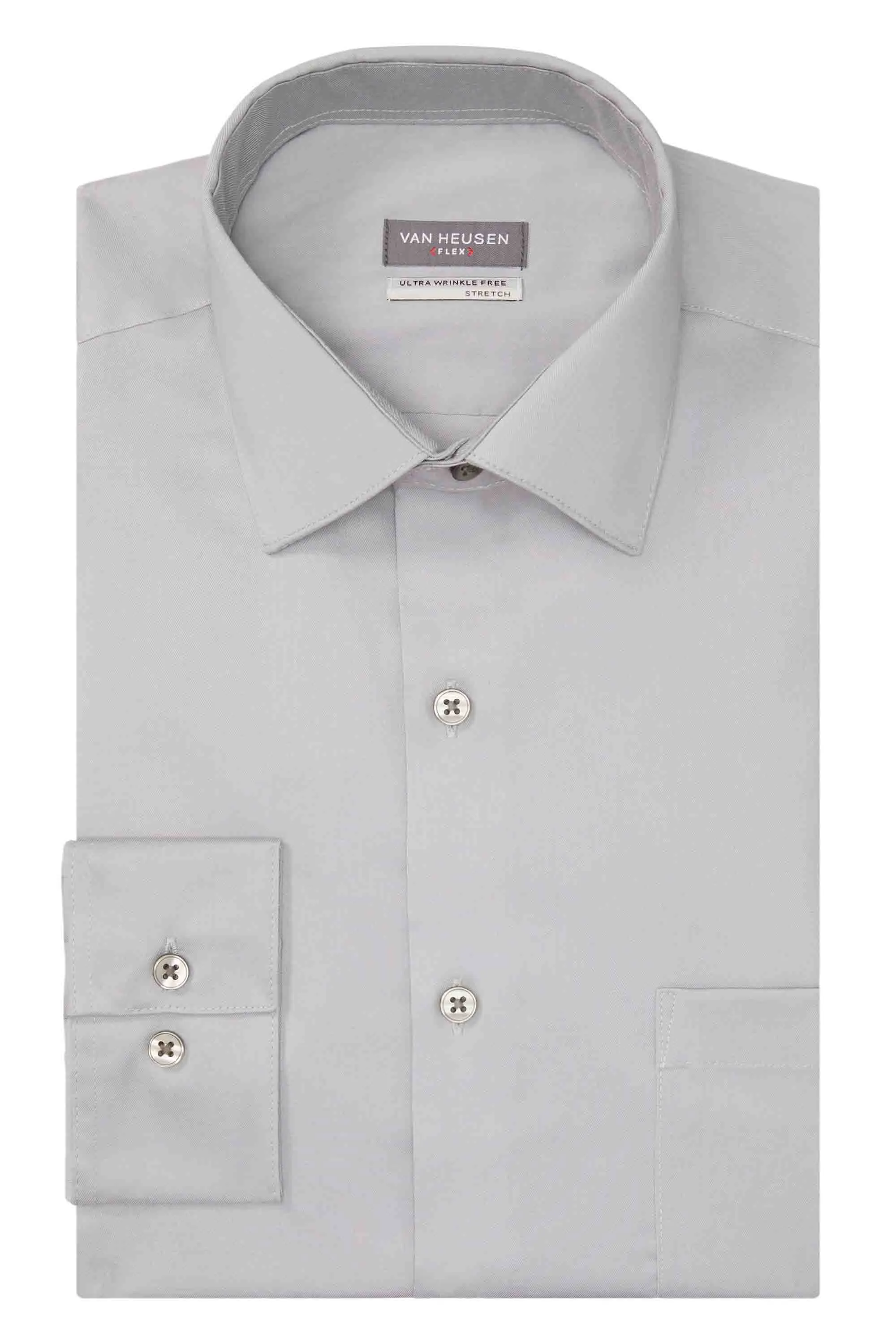#1 Best Seller: Van Heusen Regular Fit Ultra Wrinkle Free Stretch FLEX Solid  Limited Availability!