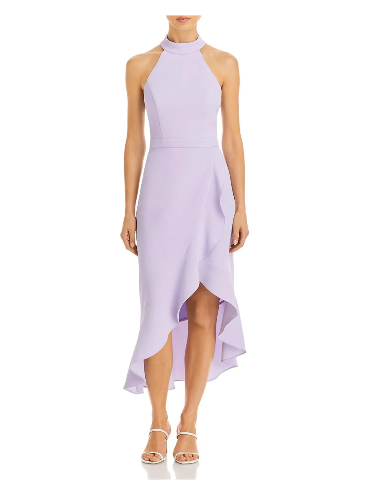 #1 Best Seller: Womens Crepe Ruffled Midi Dress  Almost Gone!