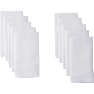 10-Pack White Prefold Birdseye Cloth Diapers Gerber Childrenswea