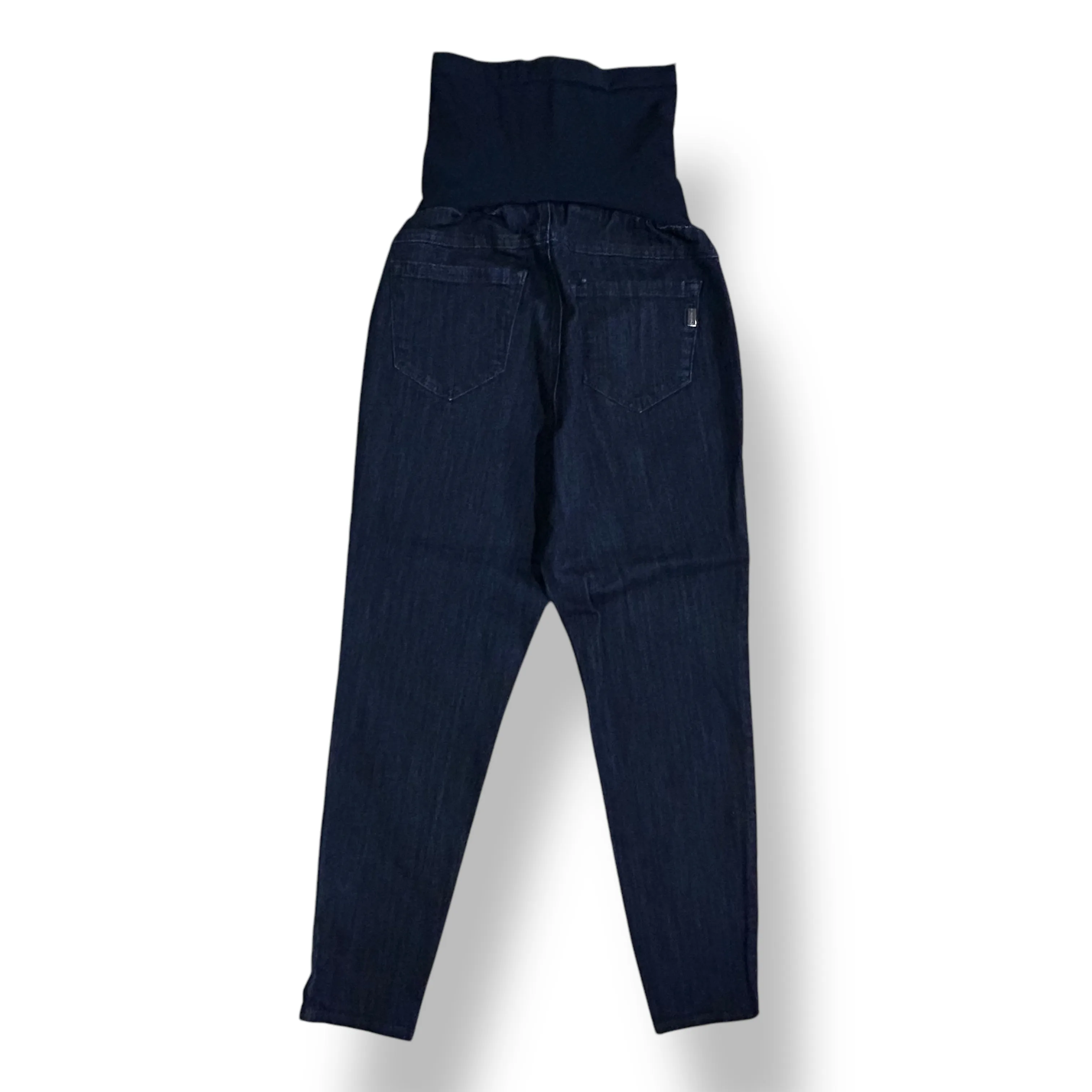1822 Denim Size M Dark Blue Full Panel Skinny Maternity Jeans