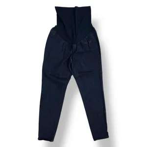 1822 Denim Size M Dark Blue Full Panel Skinny Maternity Jeans