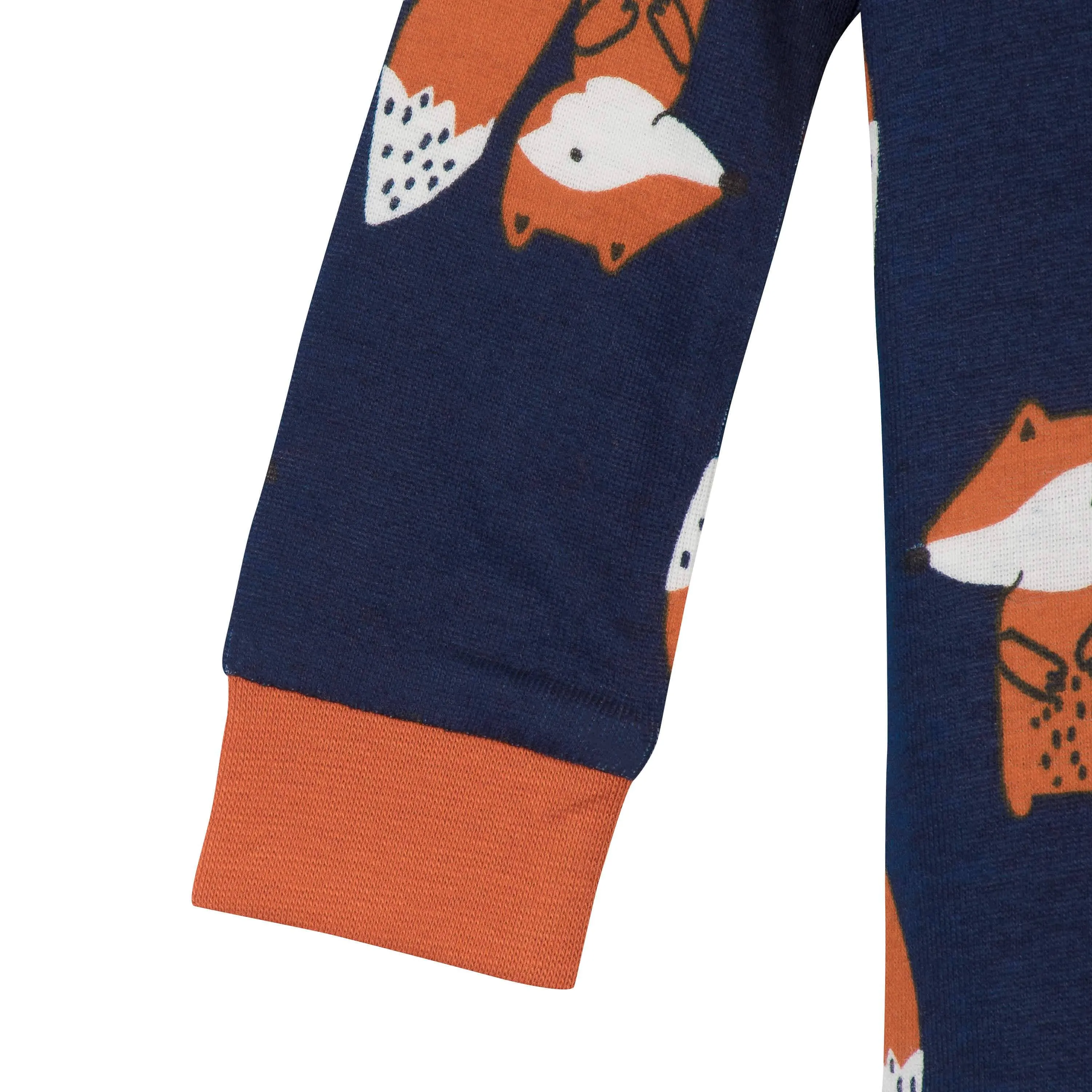 2-Pack Baby & Toddler Boys Fox Snug Fit Footed Cotton Pajamas Gerber Childrenswea