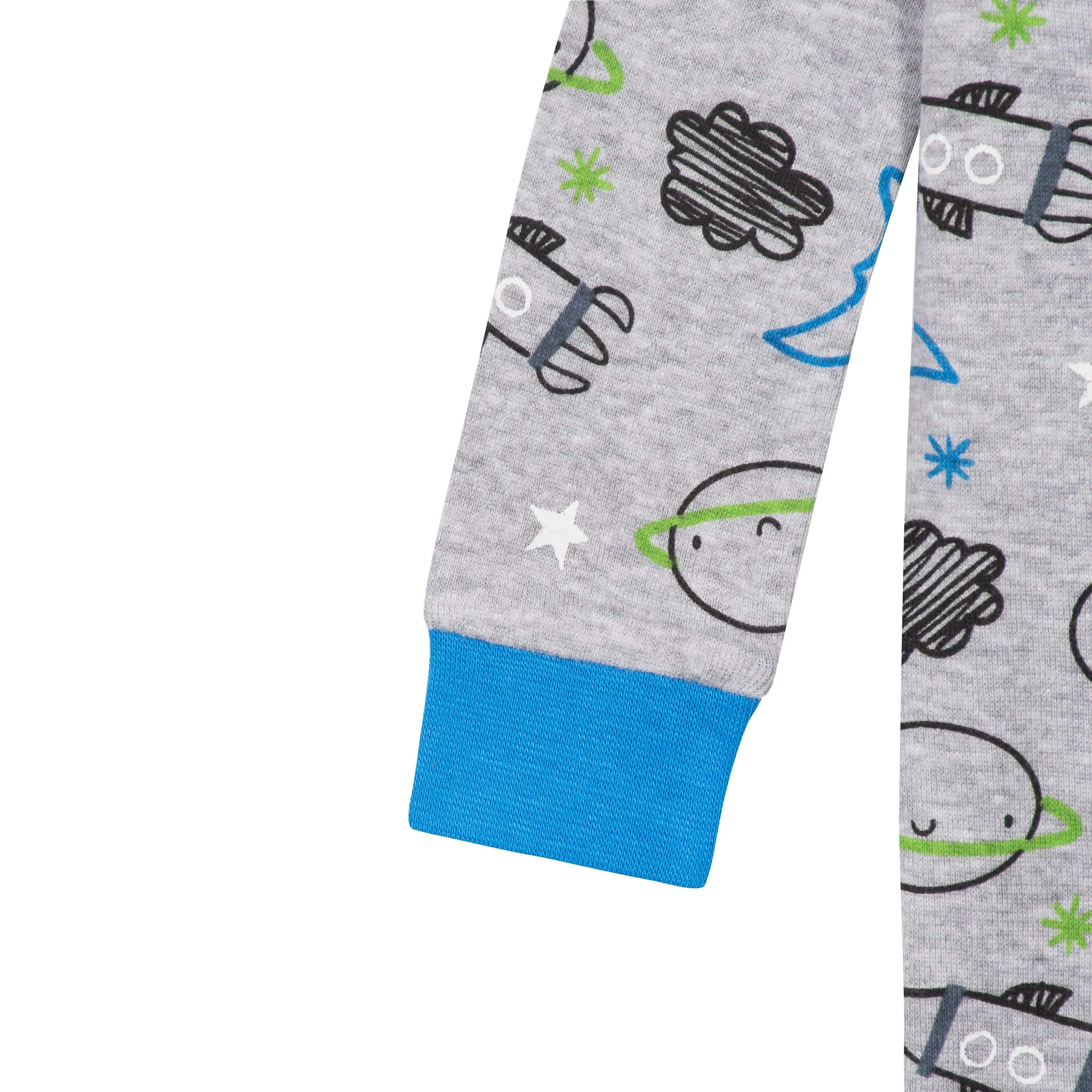 2-Pack Baby & Toddler Boys Space Snug Fit Footed Cotton Pajamas Gerber Childrenswea