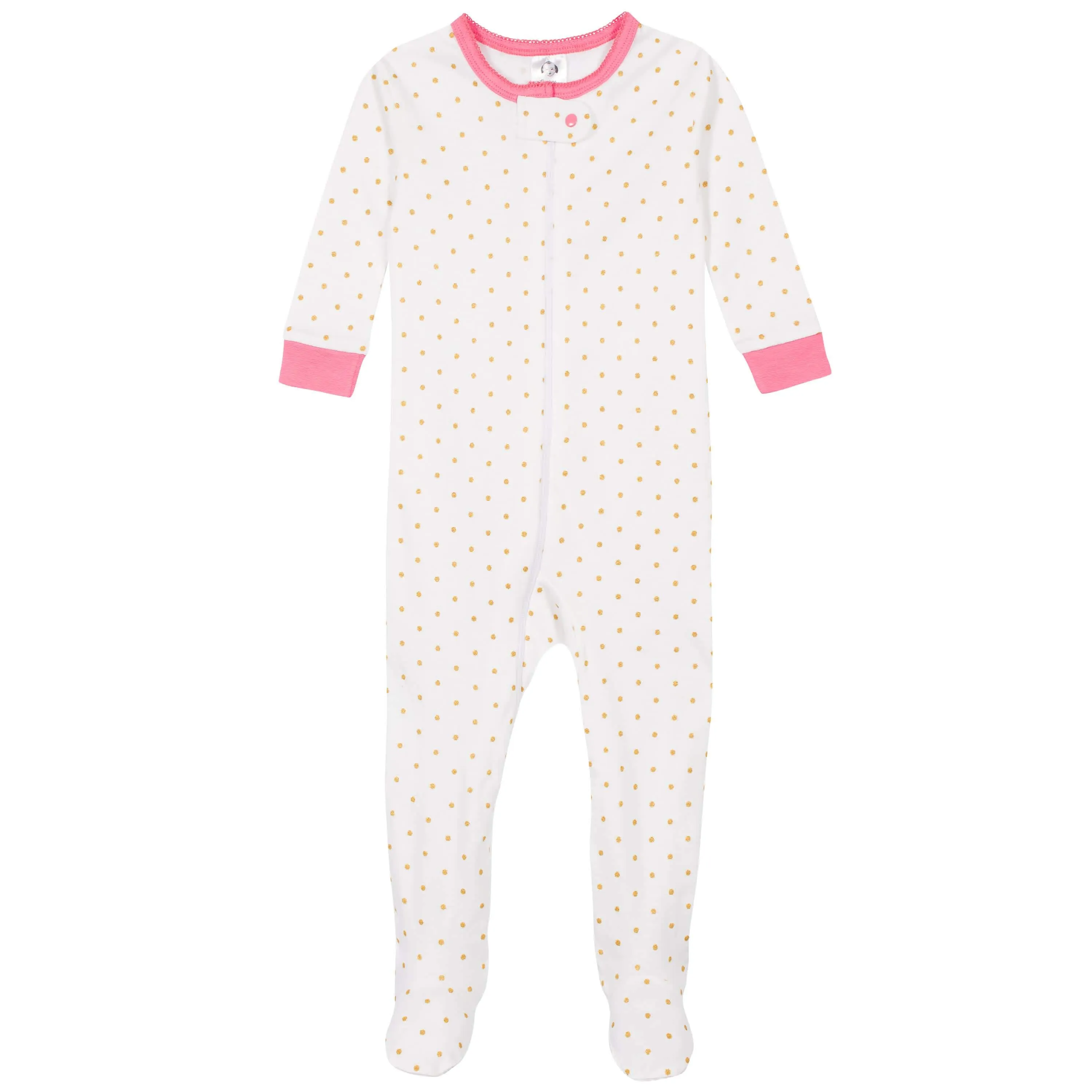 2-Pack Baby & Toddler Girls Dreams Snug Fit Footed Cotton Pajamas Gerber Childrenswea
