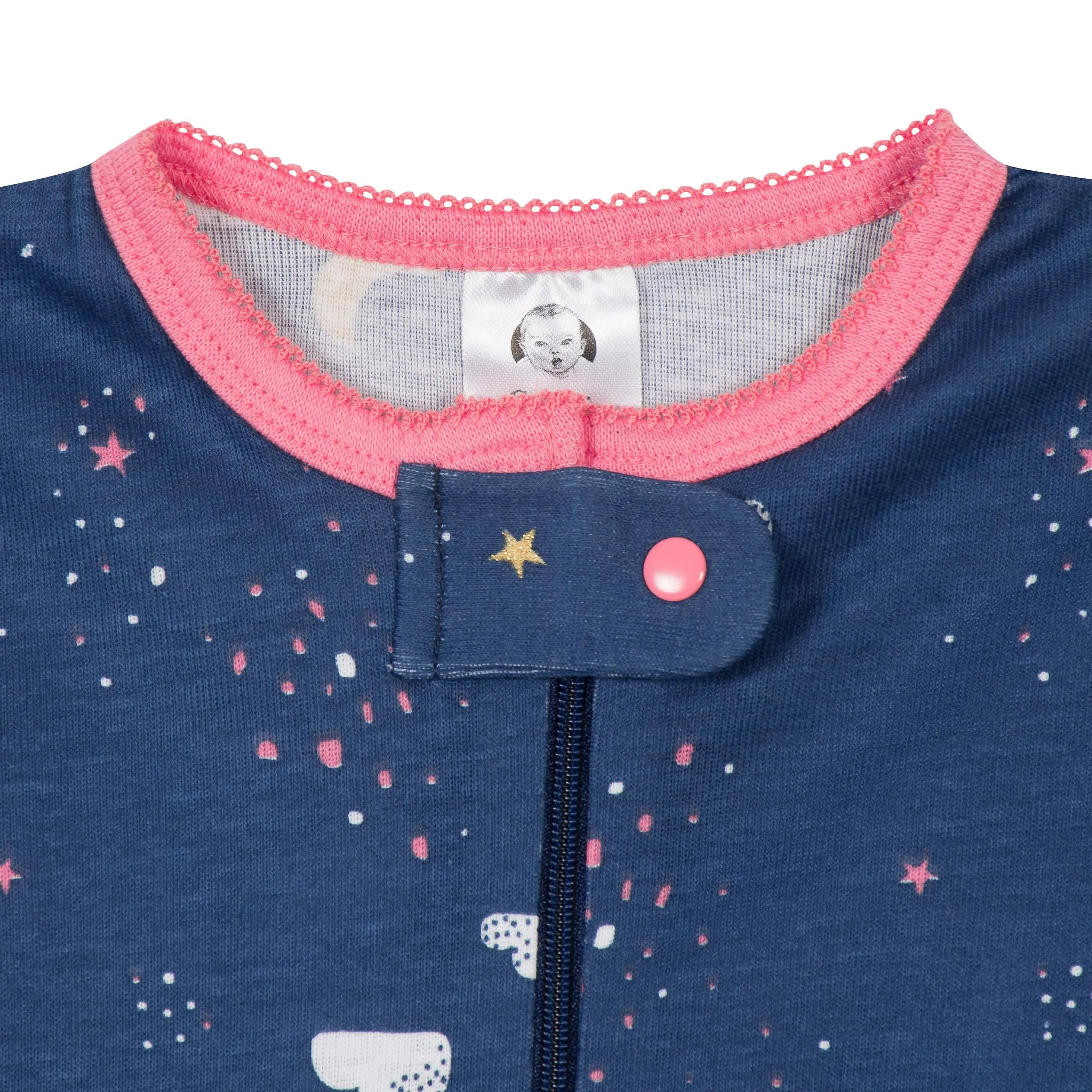2-Pack Baby & Toddler Girls Dreams Snug Fit Footed Cotton Pajamas Gerber Childrenswea