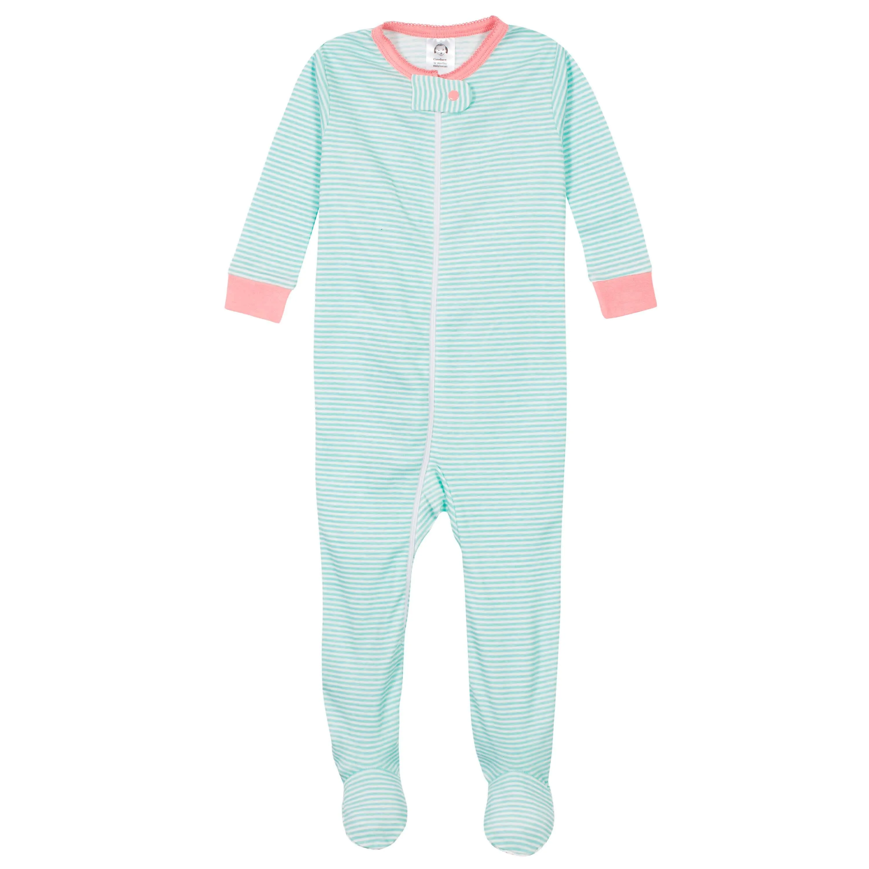 2-Pack Baby & Toddler Girls Llama Snug Fit Footed Cotton Pajamas Gerber Childrenswea