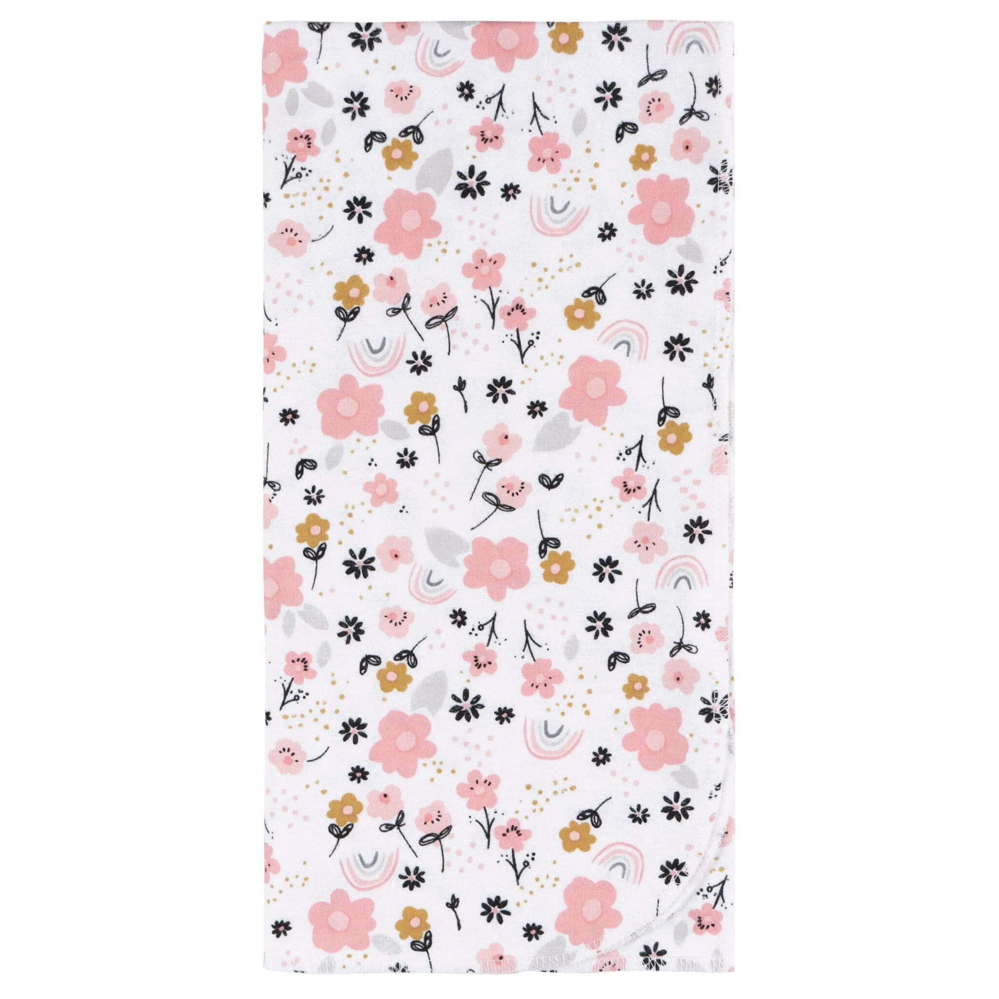 2-Pack Baby Girls Bear Flannel Blankets Gerber Childrenswea