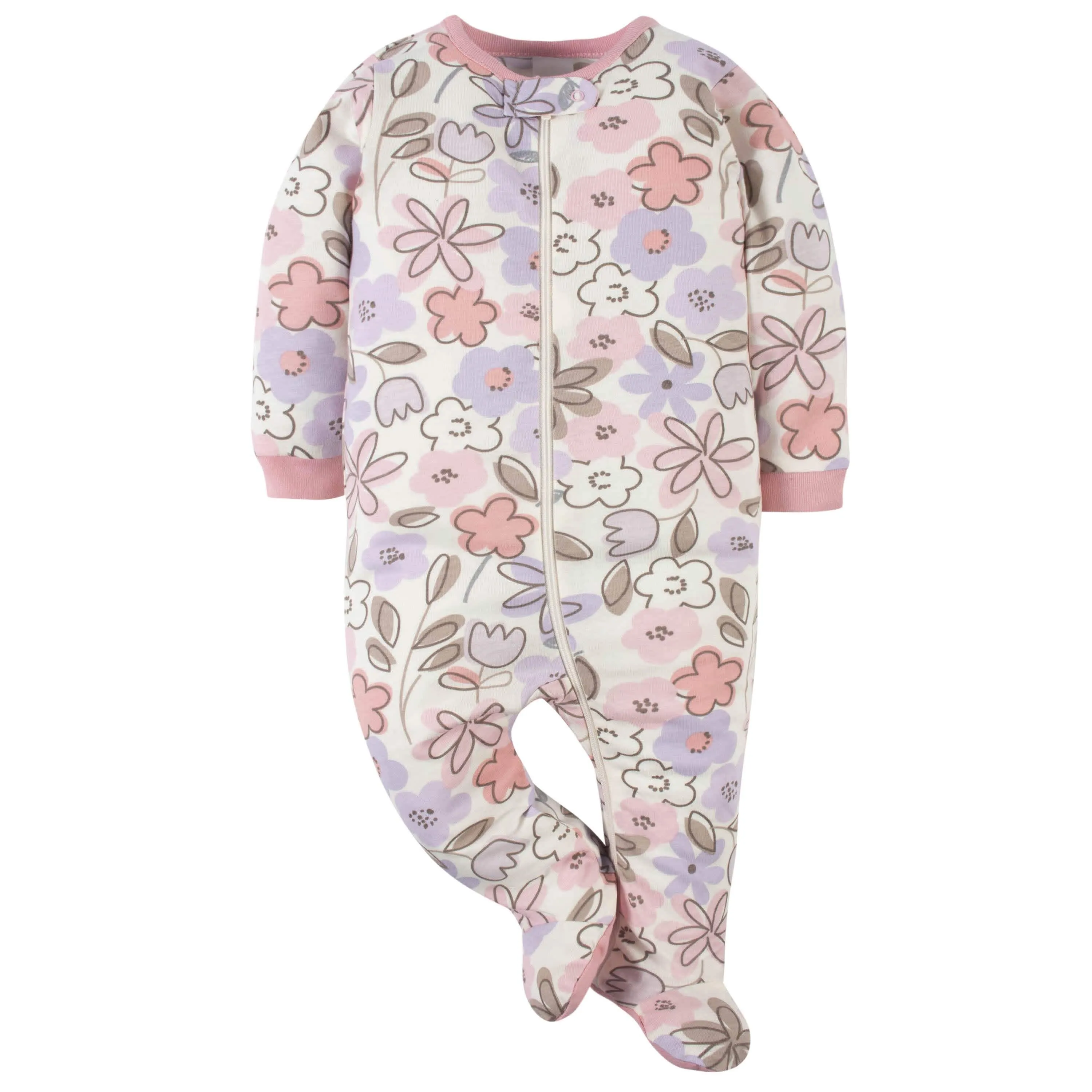 2-Pack Baby Girls Bunny Ballerina Sleep 'N Plays Gerber Childrenswea