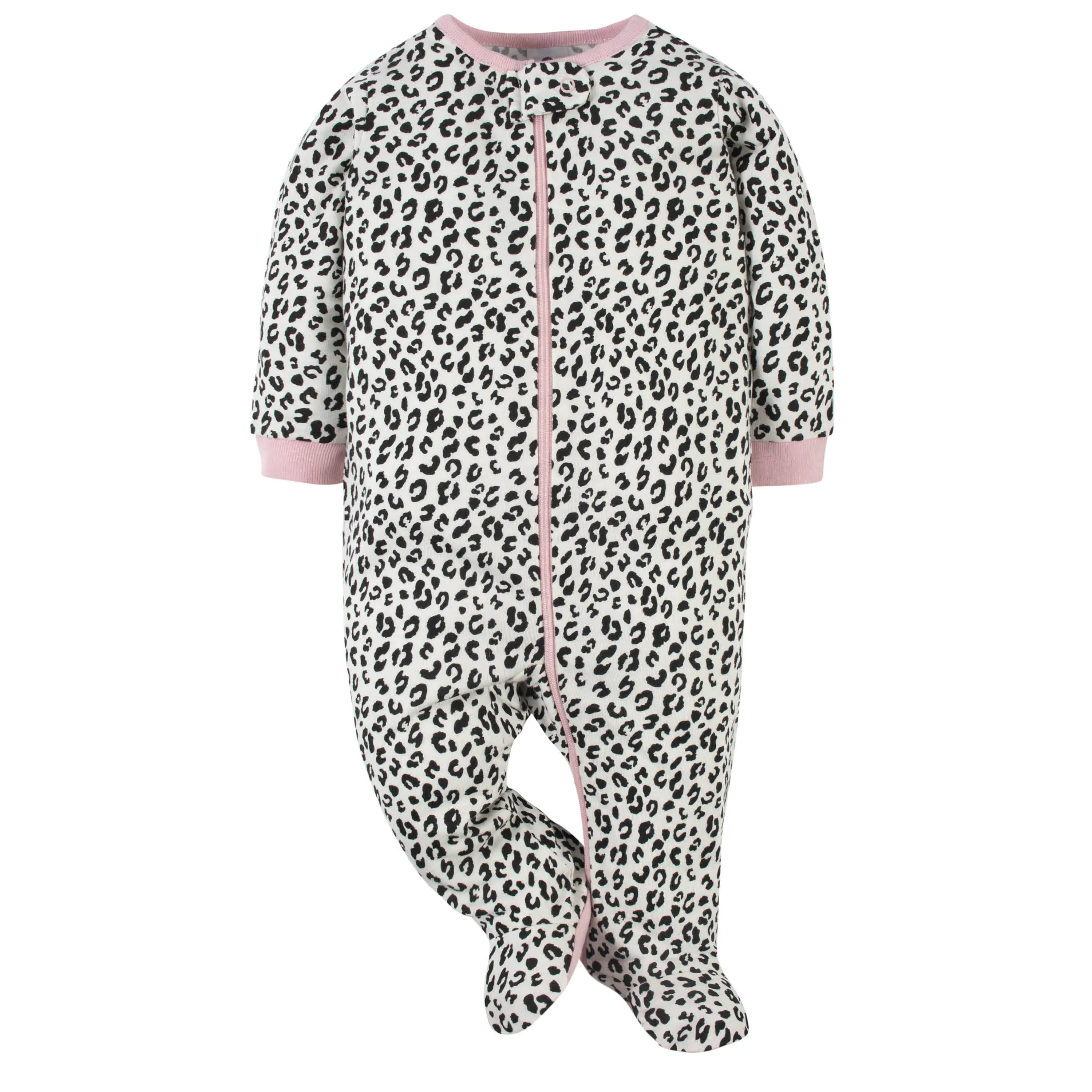 2-Pack Baby Girls Leopard Sleep 'N Plays Gerber Childrenswea