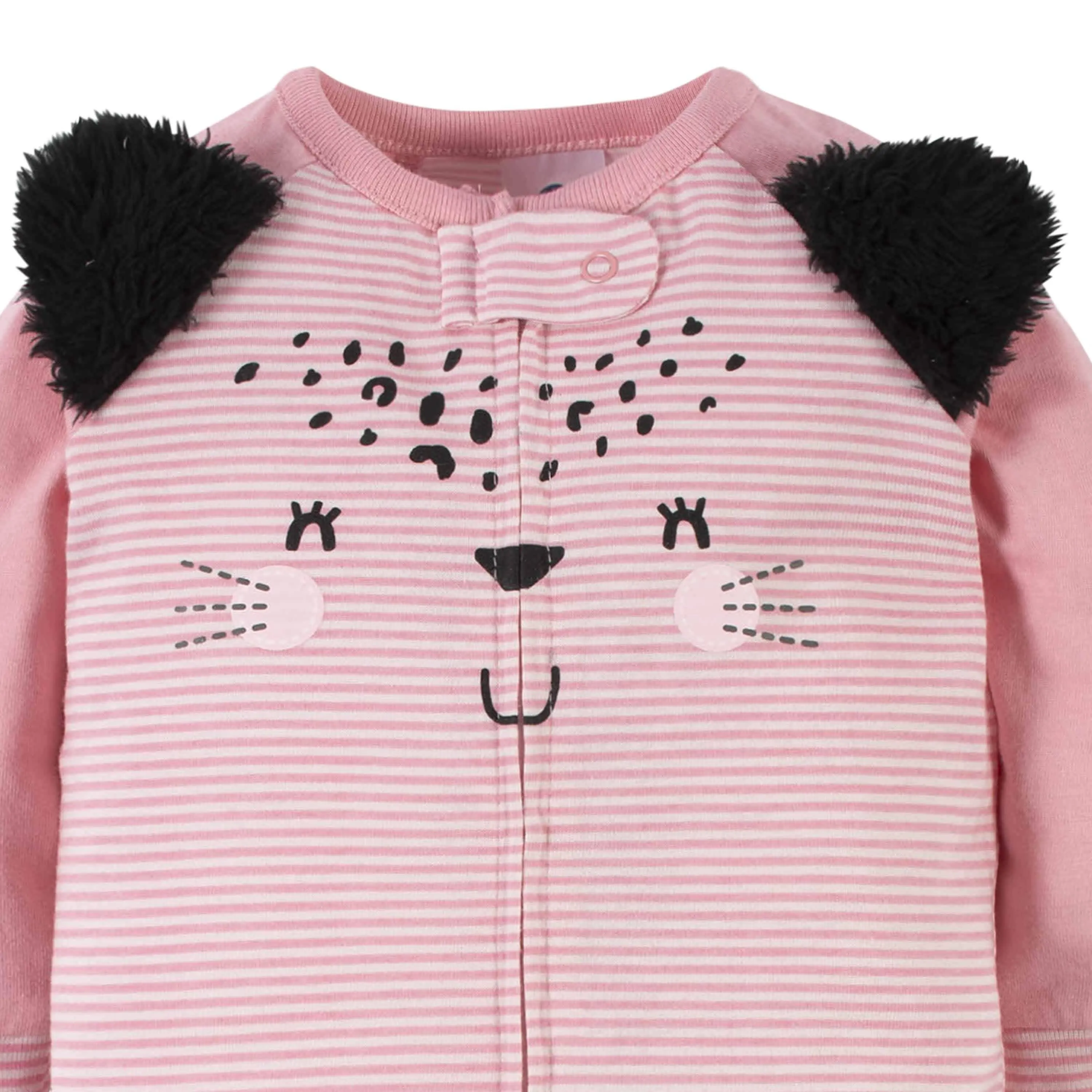 2-Pack Baby Girls Leopard Sleep 'N Plays Gerber Childrenswea