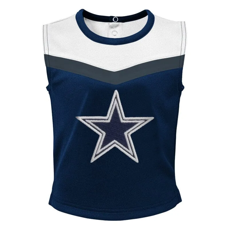 2-Piece Toddler Girl Dallas Cowboys Cheer Set Gerber Childrenswea