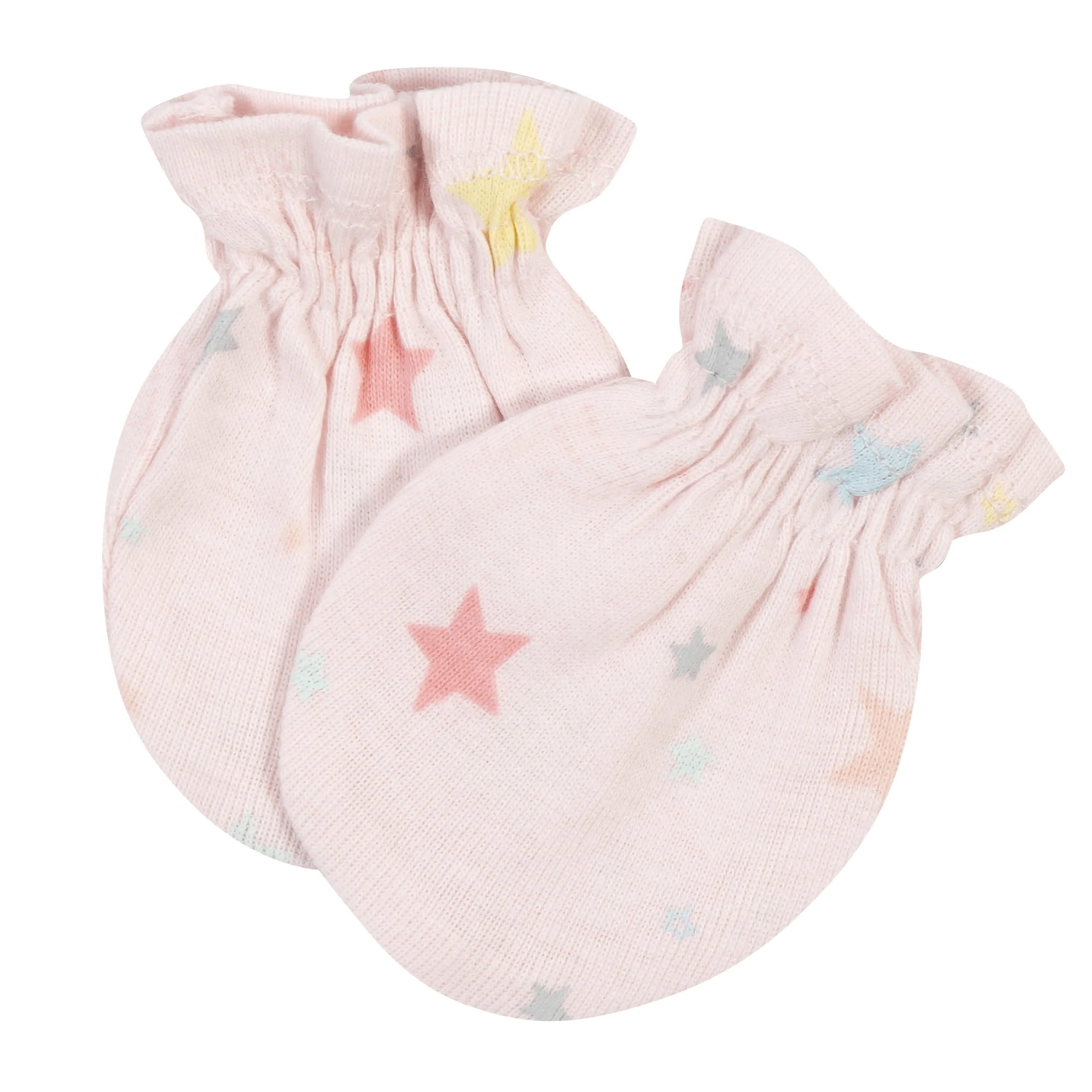 3-Pack Baby Girls Rainbow No Scratch Mittens Gerber Childrenswea