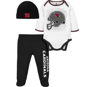 3-Piece Baby Boys Cardinals Bodysuit, Footed Pant, & Cap Set Gerber Childrenswea