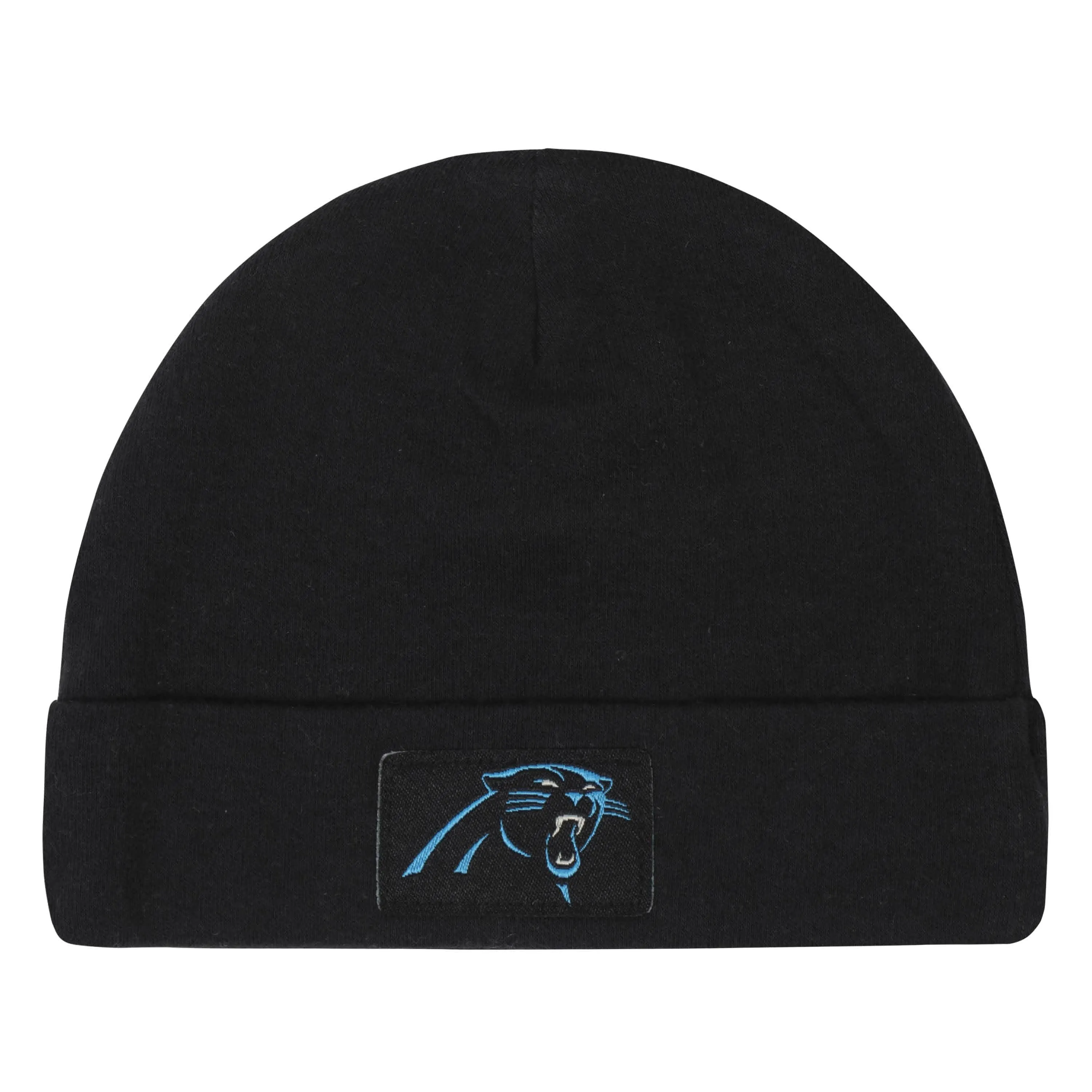 3-Piece Baby Boys Carolina Panthers Bodysuit, Footed Pant, and Cap Set Gerber Childrenswea