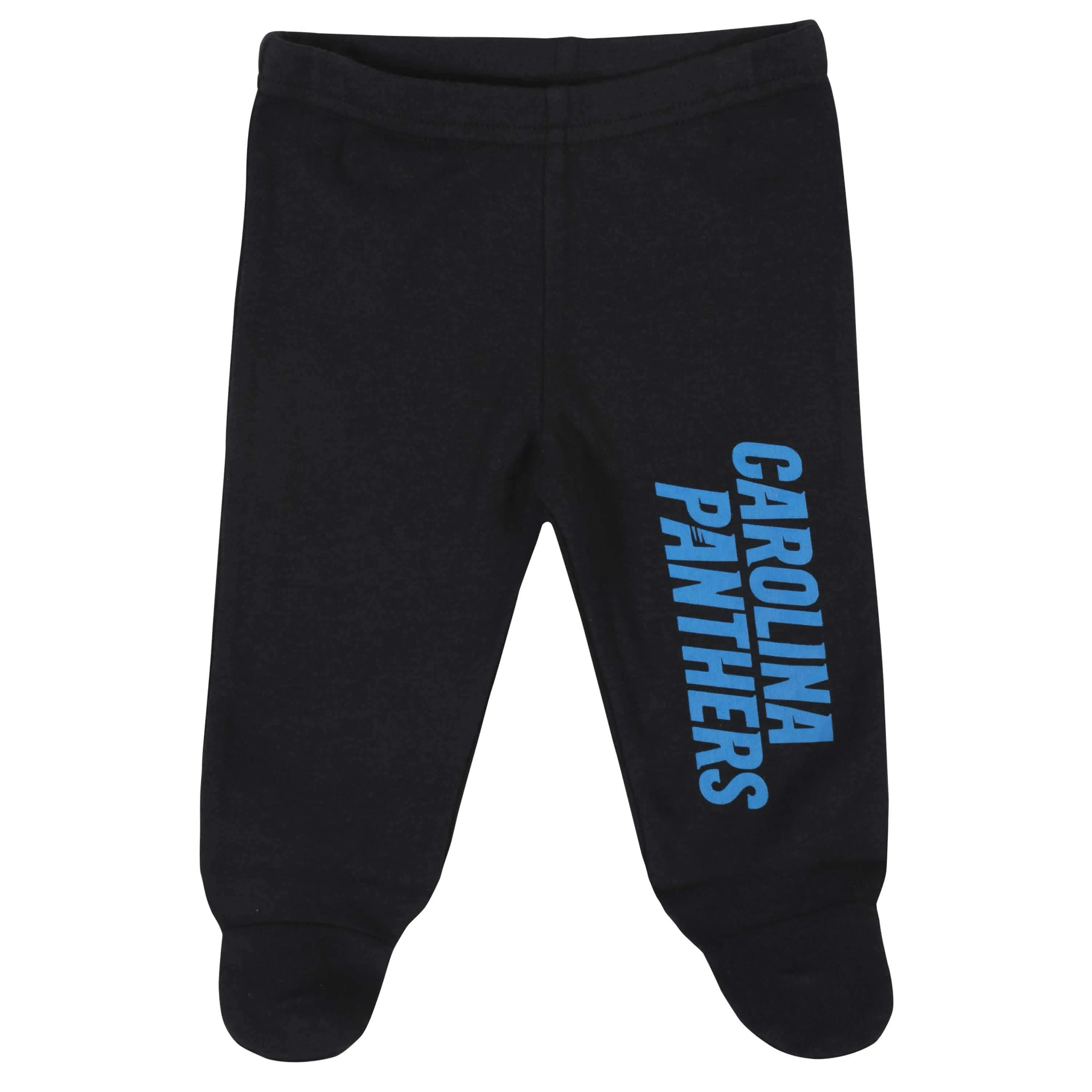 3-Piece Baby Boys Carolina Panthers Bodysuit, Footed Pant, and Cap Set Gerber Childrenswea
