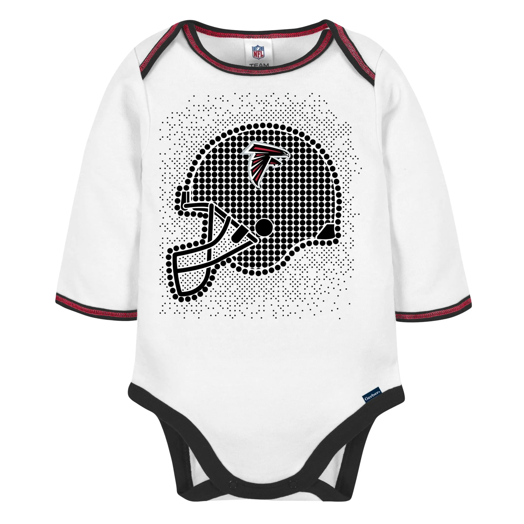 3-Piece Baby Boys Falcons Bodysuit, Footed Pant, & Cap Set Gerber Childrenswea