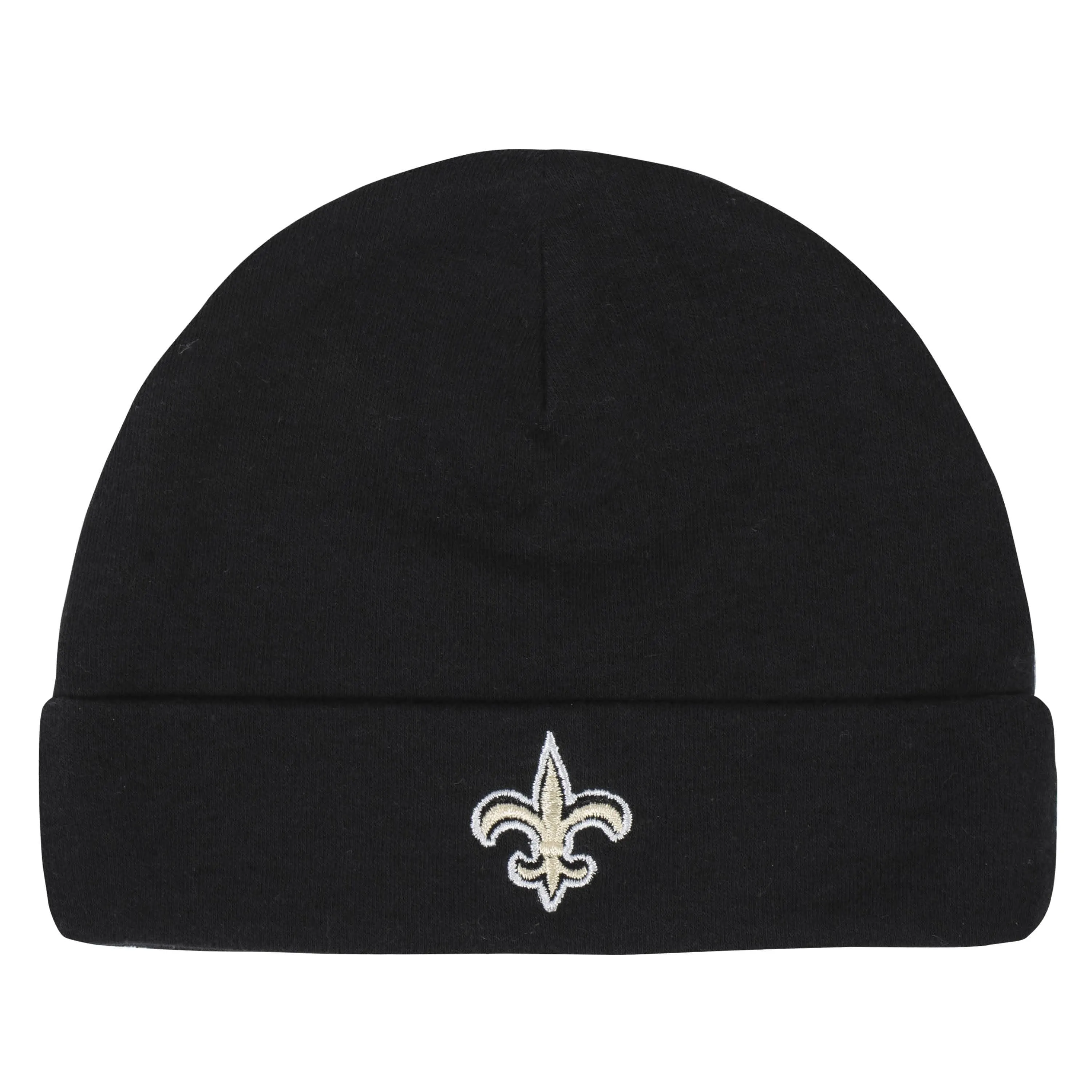 3-Piece Baby Boys New Orleans Saints Bodysuit, Footed Pant, and Cap Set Gerber Childrenswea