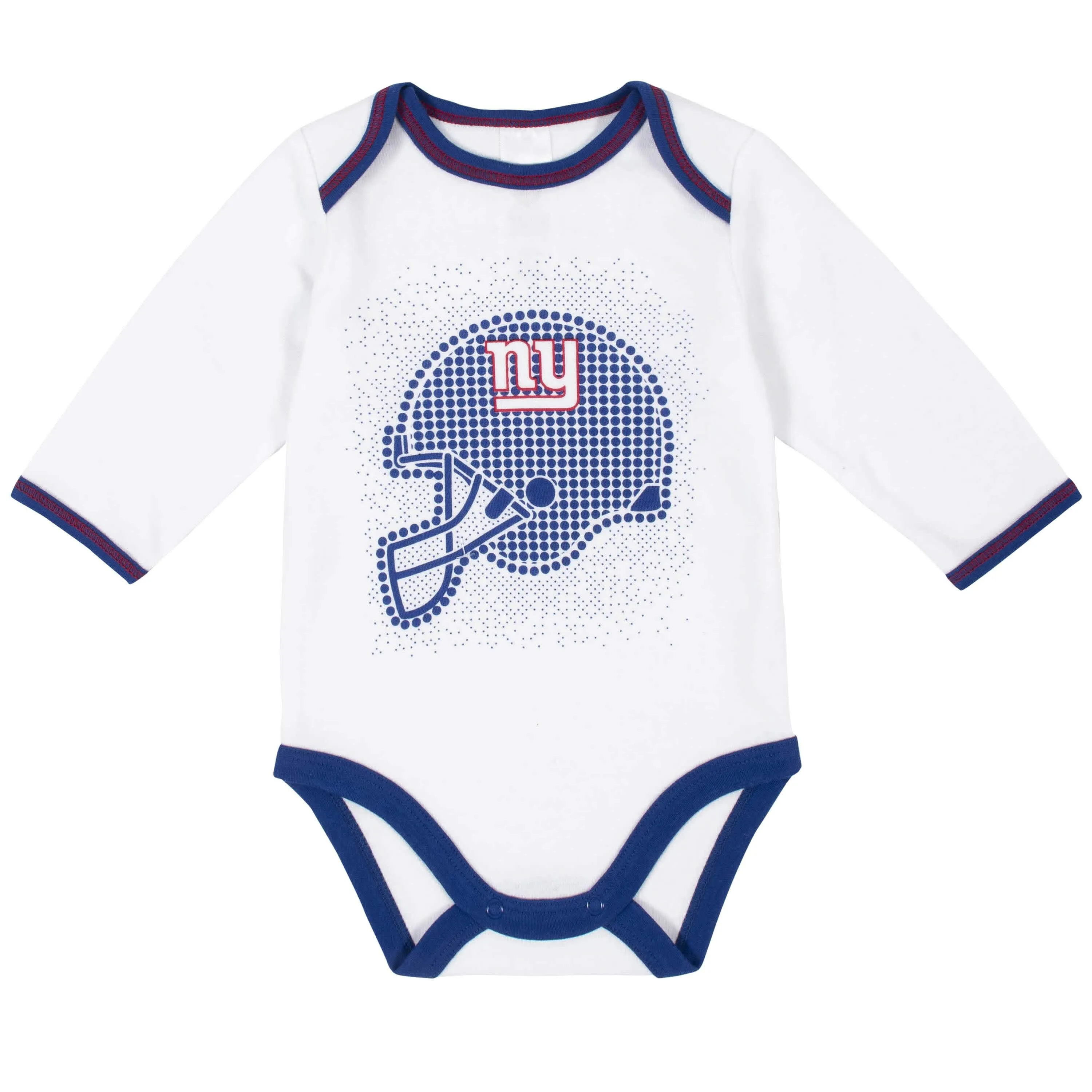 3-Piece Baby Boys New York Giants Bodysuit, Footed Pant, and Cap Set Gerber Childrenswea