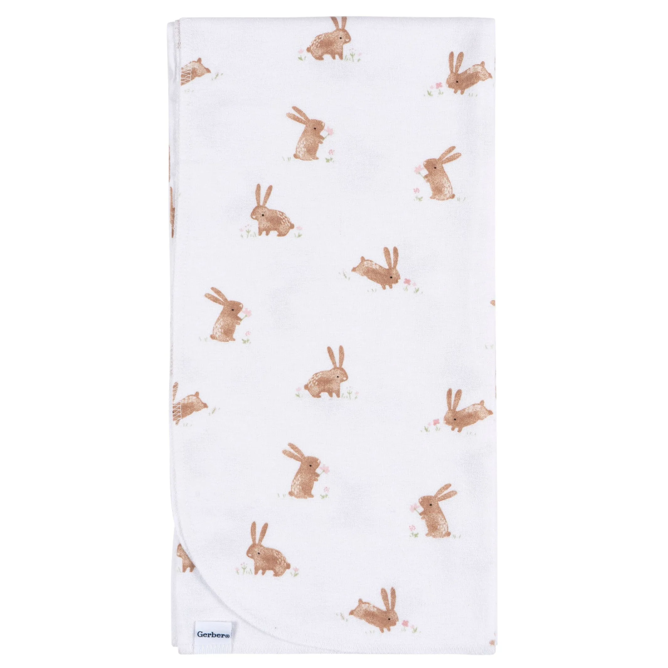 4-Pack Baby Girls Retro Floral Flannel Blankets Gerber Childrenswea