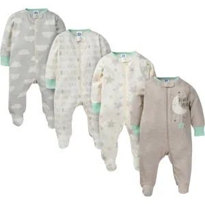 4-Pack Baby Neutral Moon & Stars Sleep 'N Plays Gerber Childrenswea
