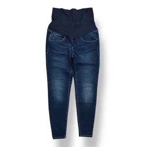 A Glow Size 2 Dark Blue Full Panel Maternity Jeggings