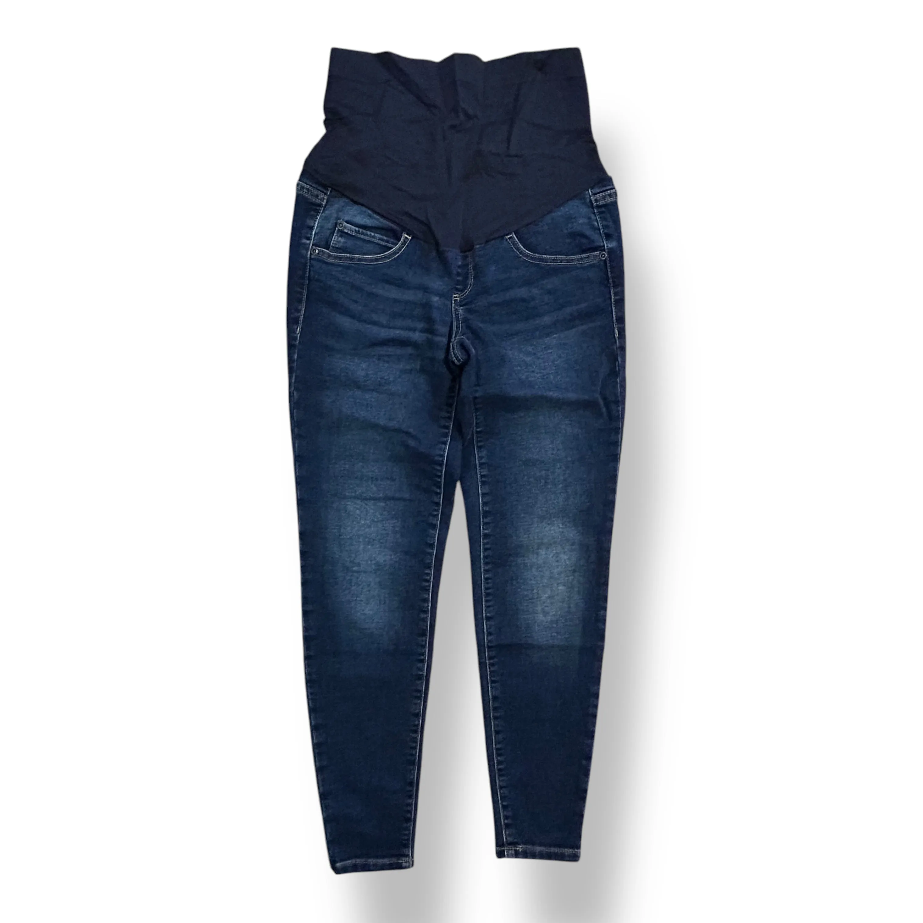A Glow Size 2 Dark Blue Full Panel Maternity Jeggings