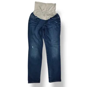 A Pea in the Pod Size M Denim Full Panel Bootcut Maternity Jeans