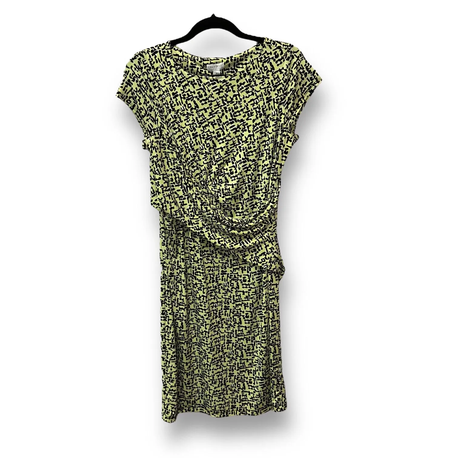 A Pea in the Pod Size M Green Print Maternity Dress