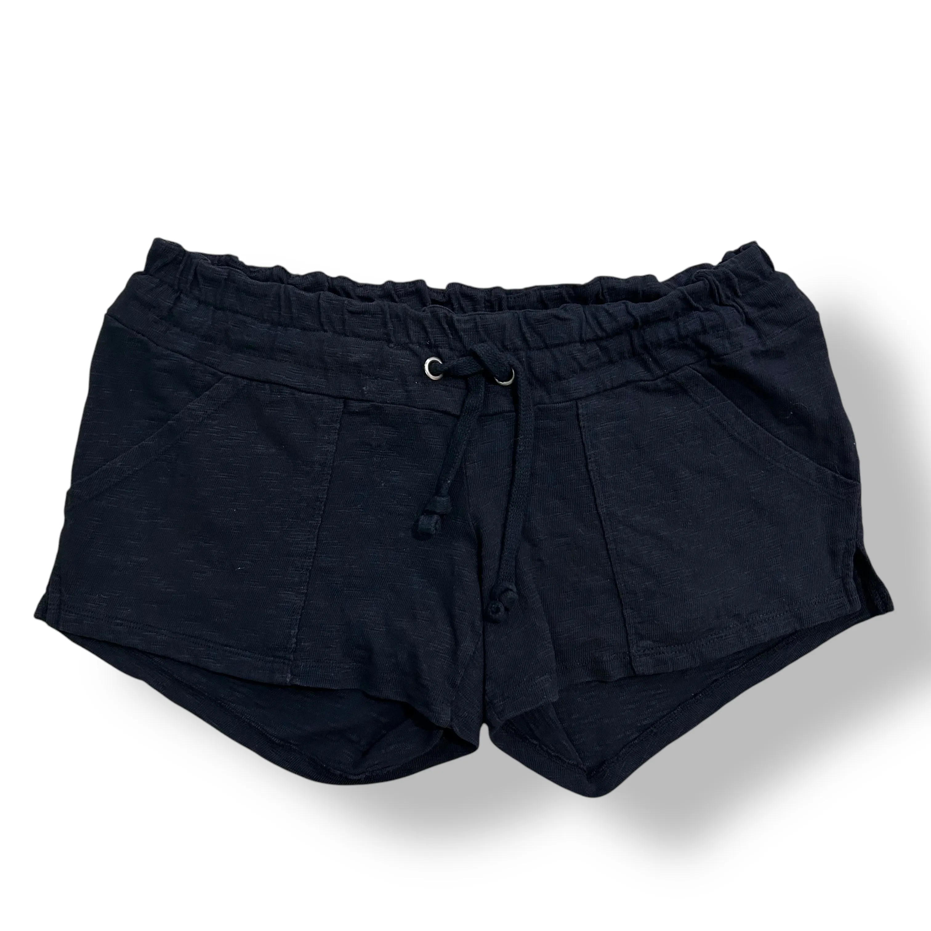 A Pea in the Pod Size XS Black Drawstring Maternity Shorts