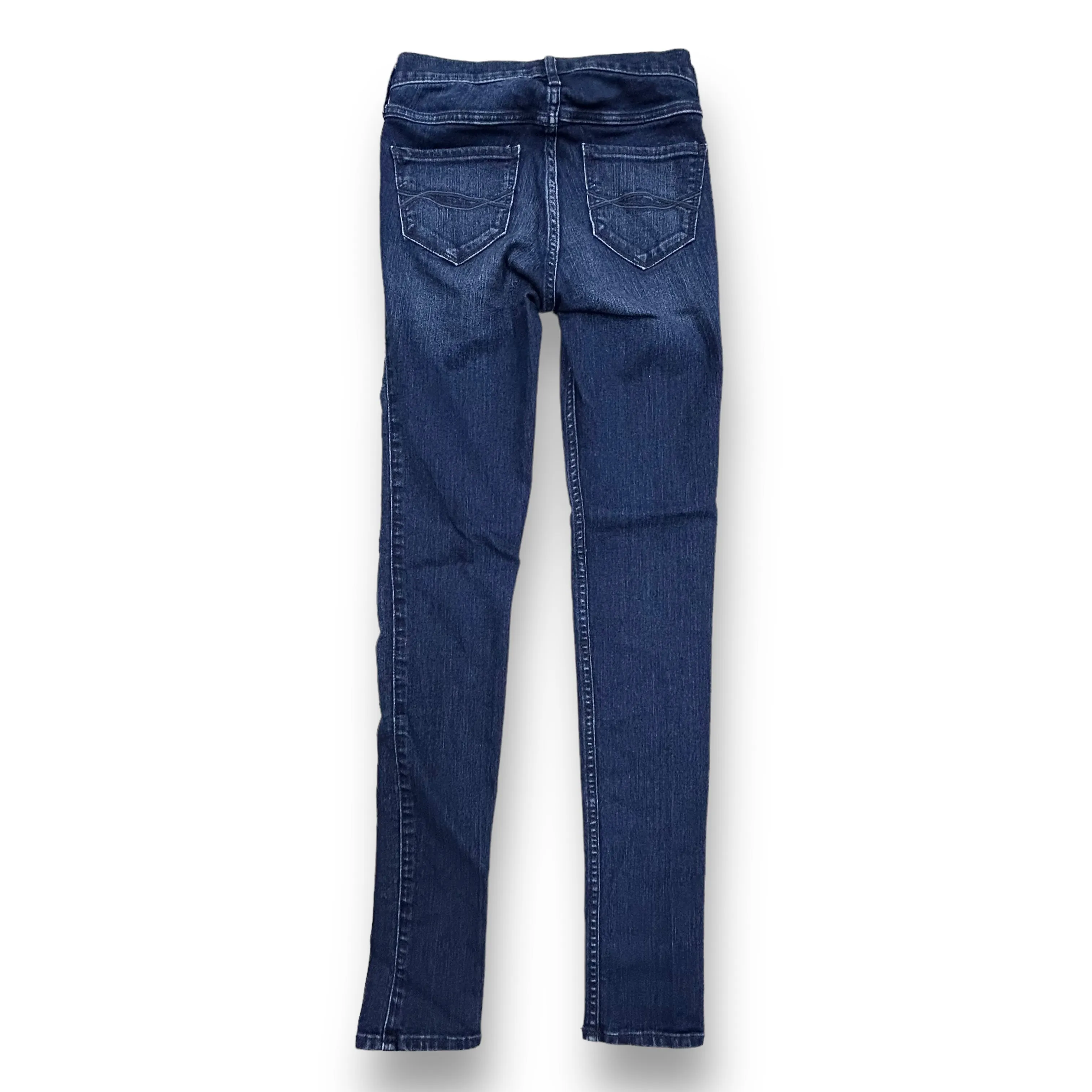Abercrombie Kids Girls Size 16 Slim Youth Dark Blue Denim Skinny Jeans