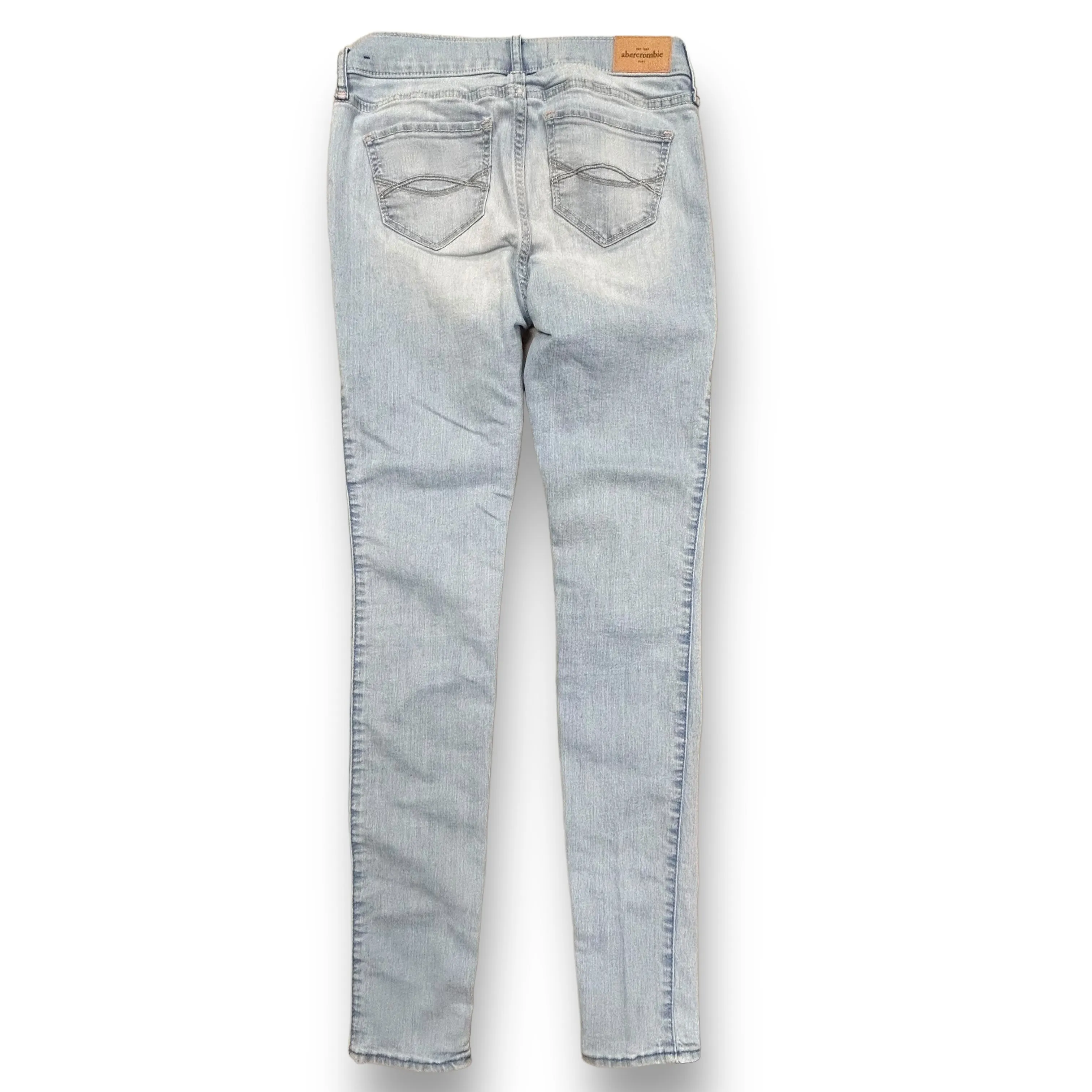 Abercrombie Kids Girls Size 16 Slim Youth Light Blue Denim Skinny Jeans