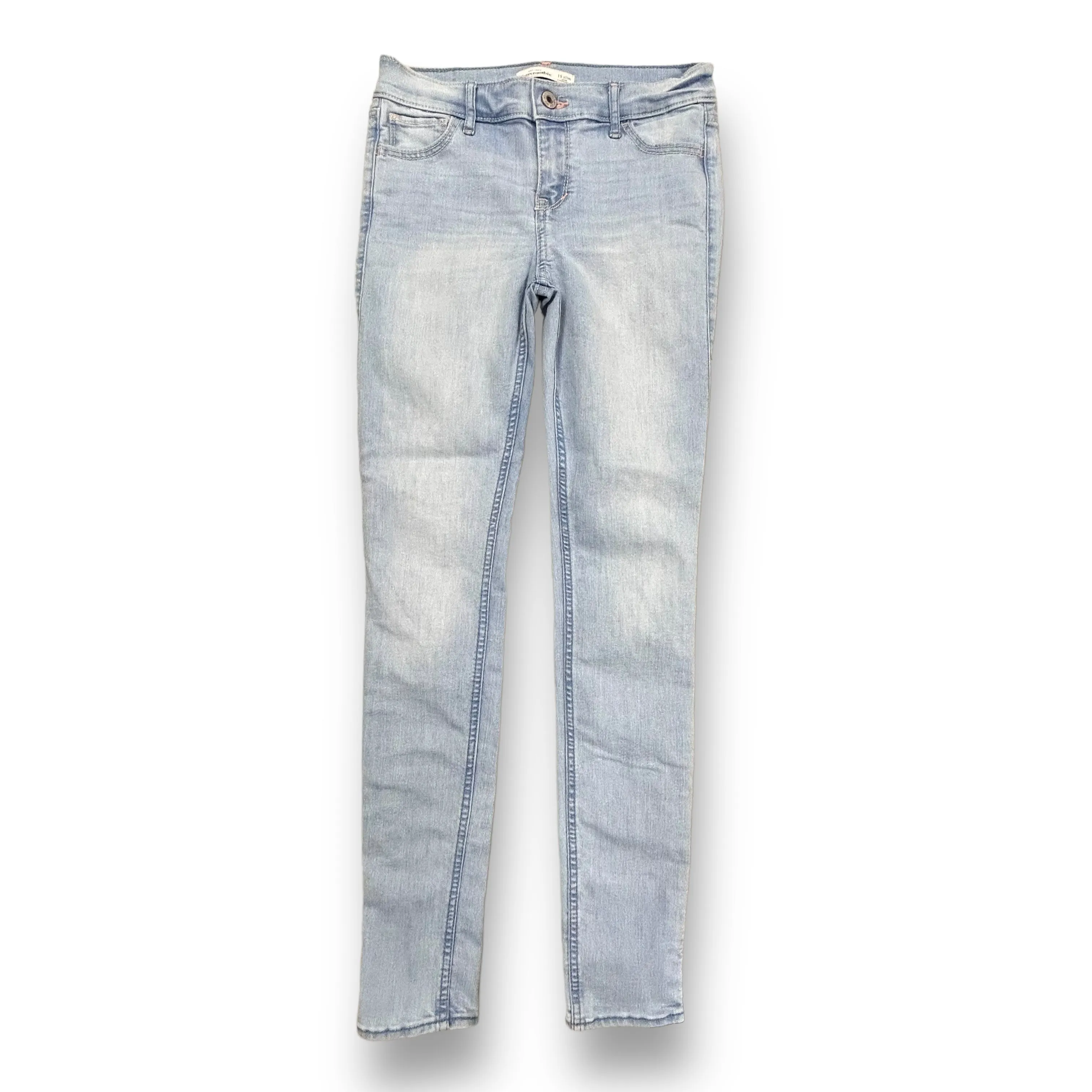 Abercrombie Kids Girls Size 16 Slim Youth Light Blue Denim Skinny Jeans